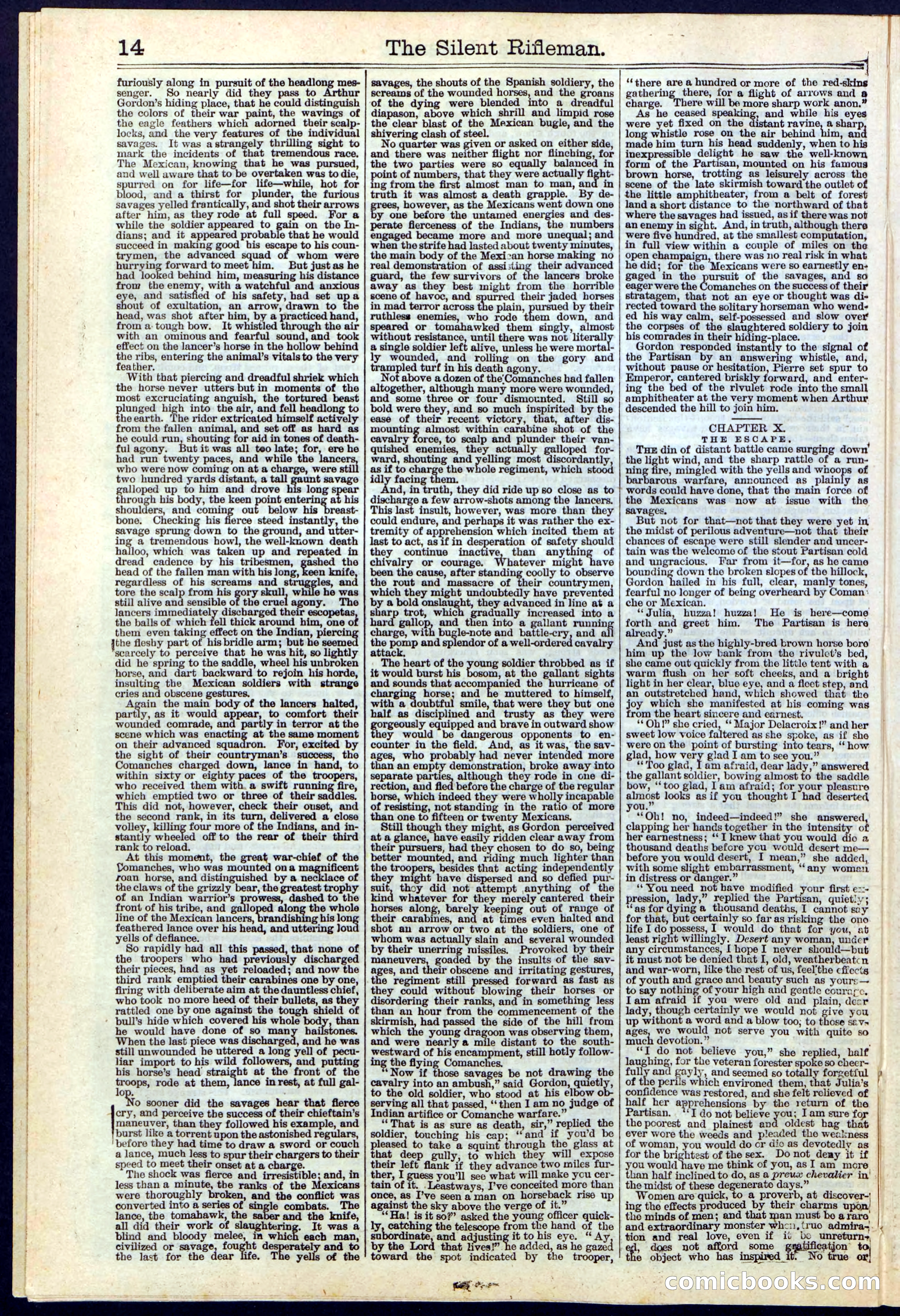 The Silent Rifleman: A Tale of the Texan Plains — page 14 of 32