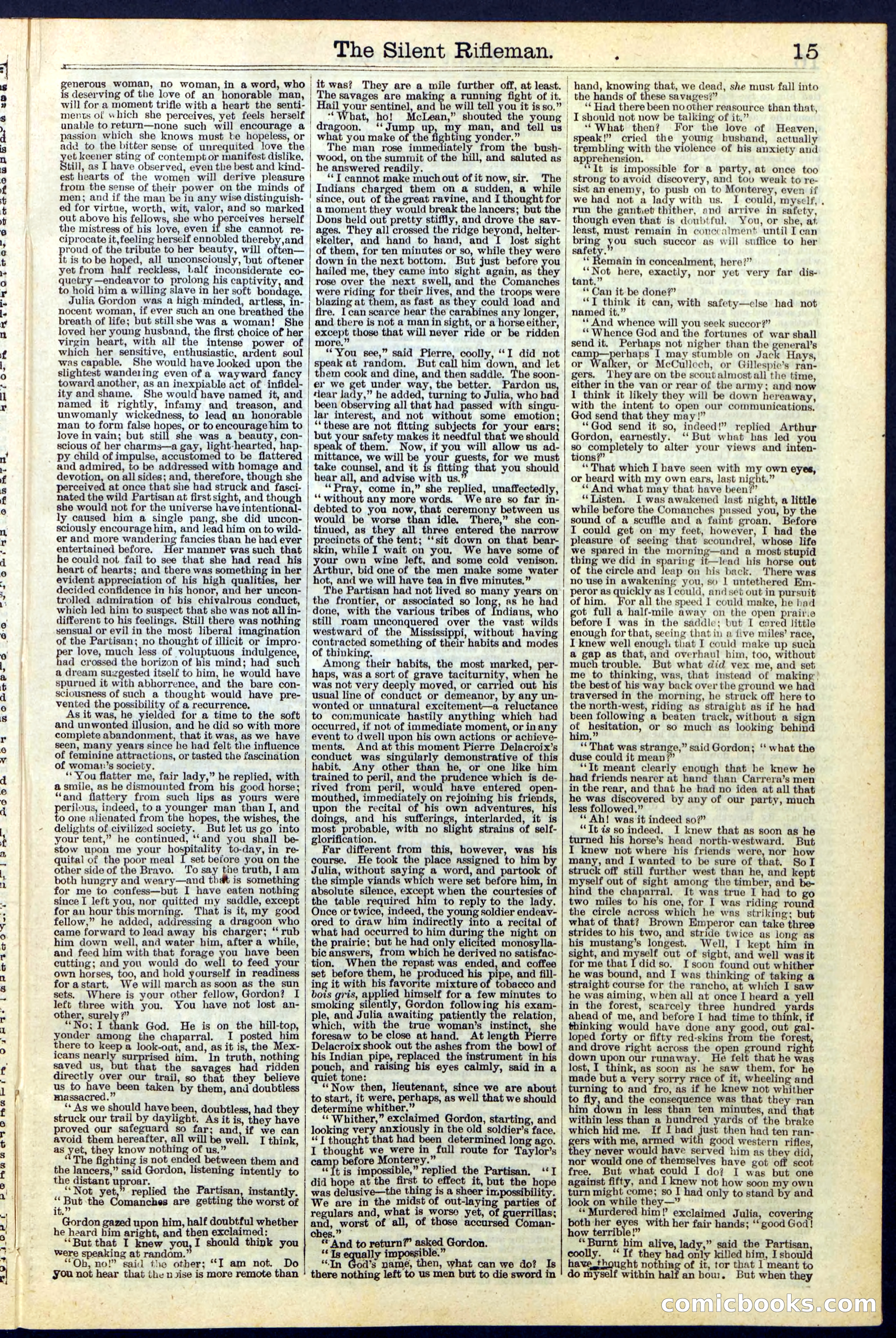 The Silent Rifleman: A Tale of the Texan Plains — page 15 of 32