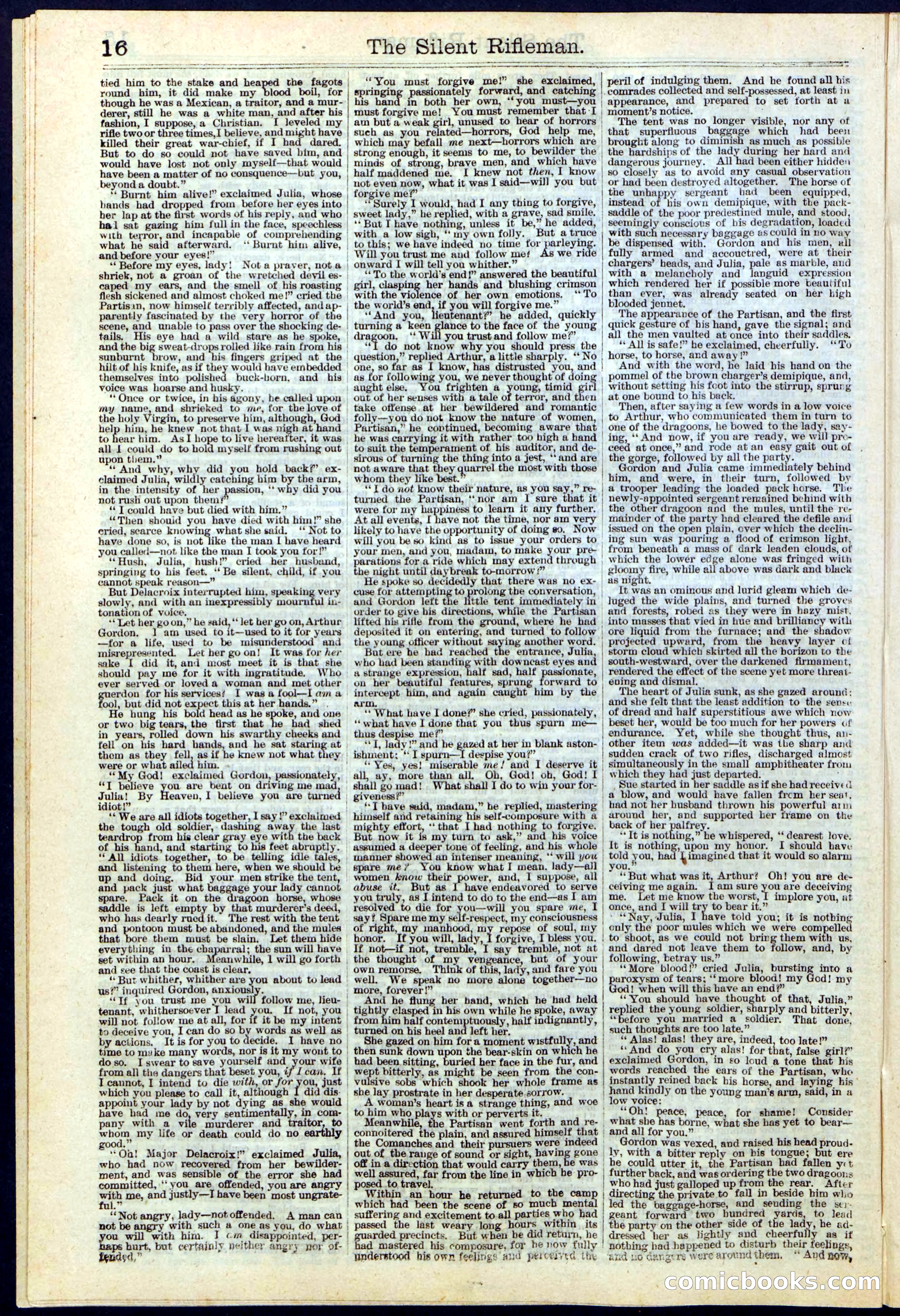 The Silent Rifleman: A Tale of the Texan Plains — page 16 of 32