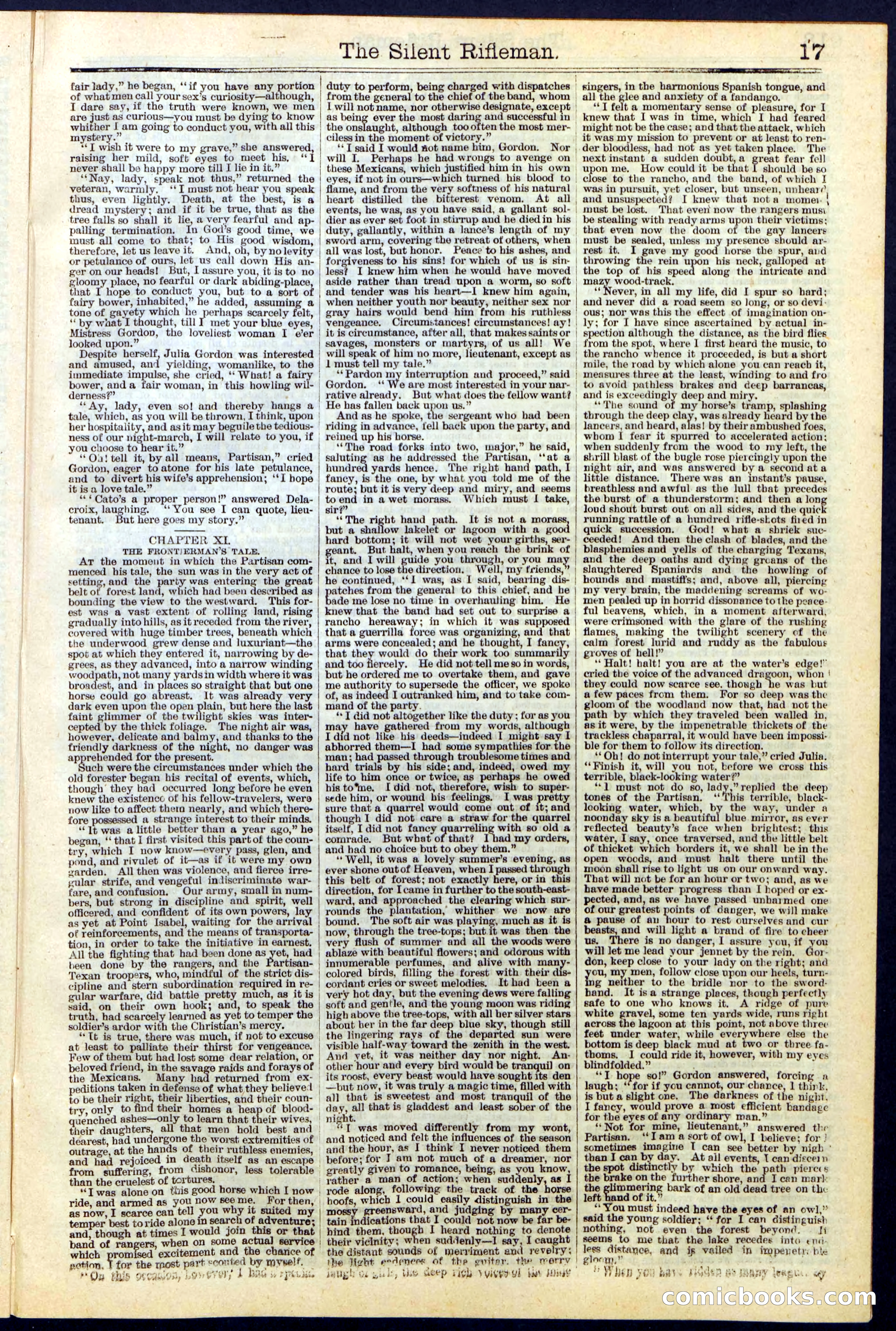 The Silent Rifleman: A Tale of the Texan Plains — page 17 of 32