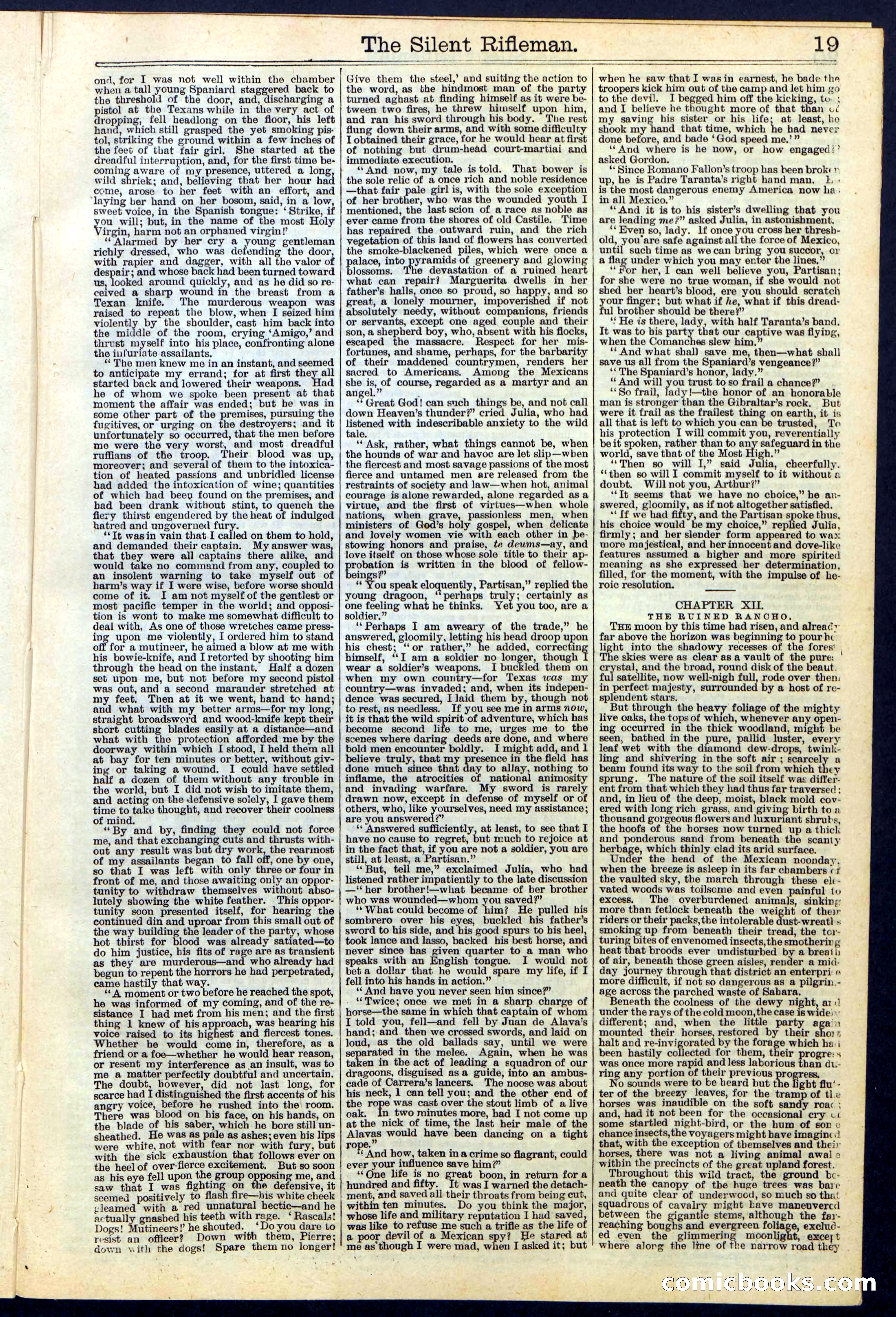 The Silent Rifleman: A Tale of the Texan Plains — page 19 of 32