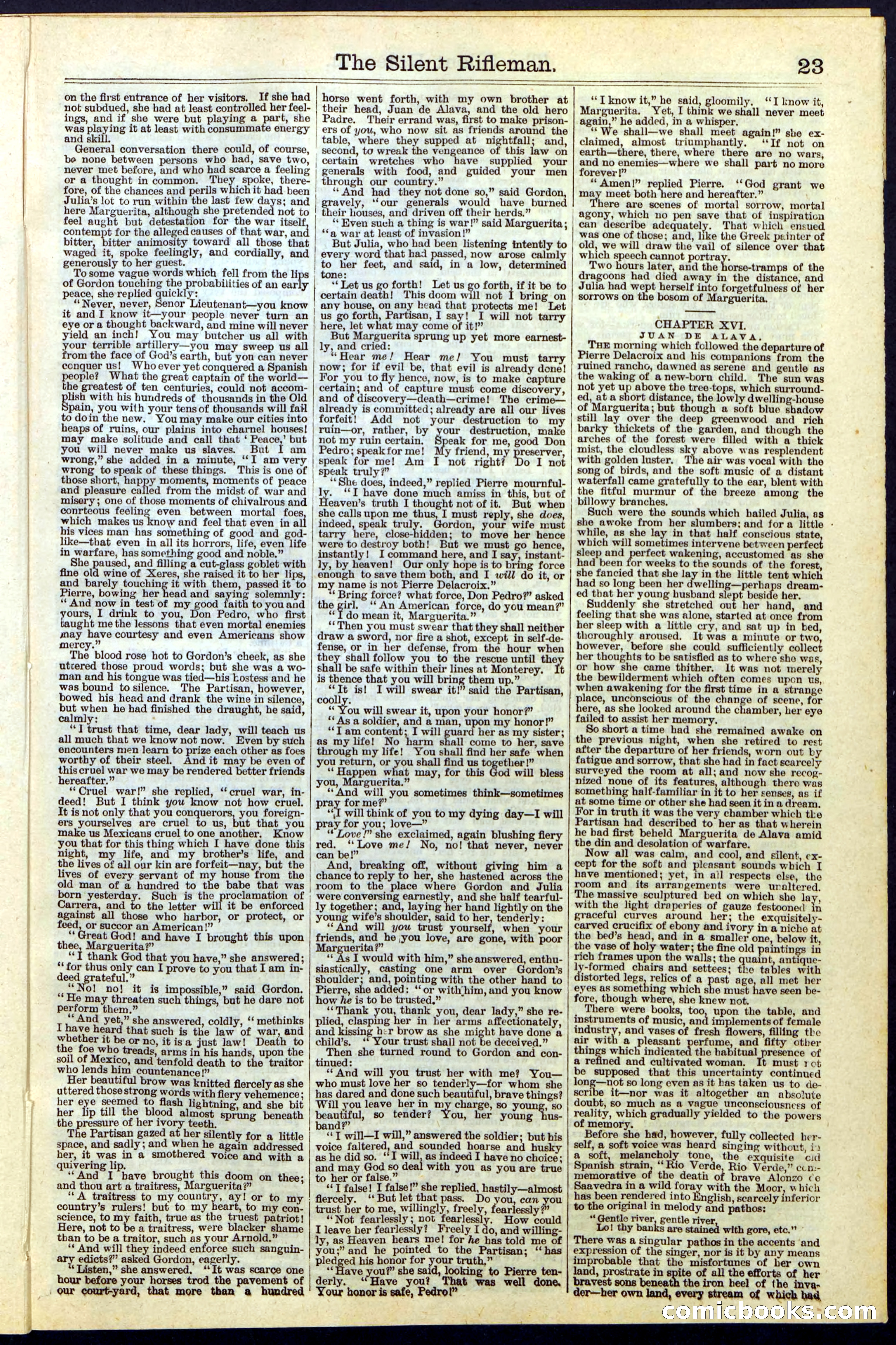 The Silent Rifleman: A Tale of the Texan Plains — page 23 of 32