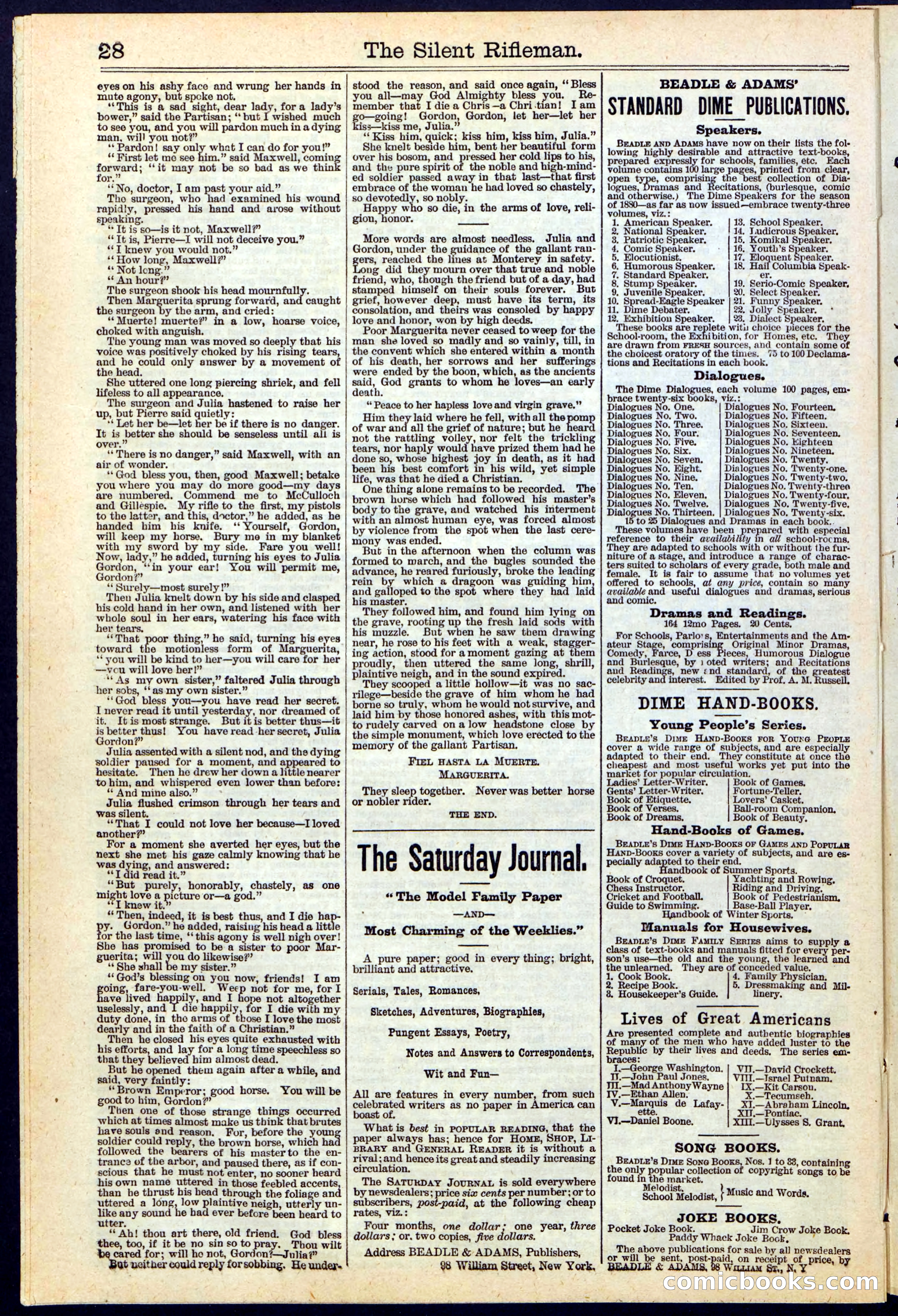The Silent Rifleman: A Tale of the Texan Plains — page 28 of 32