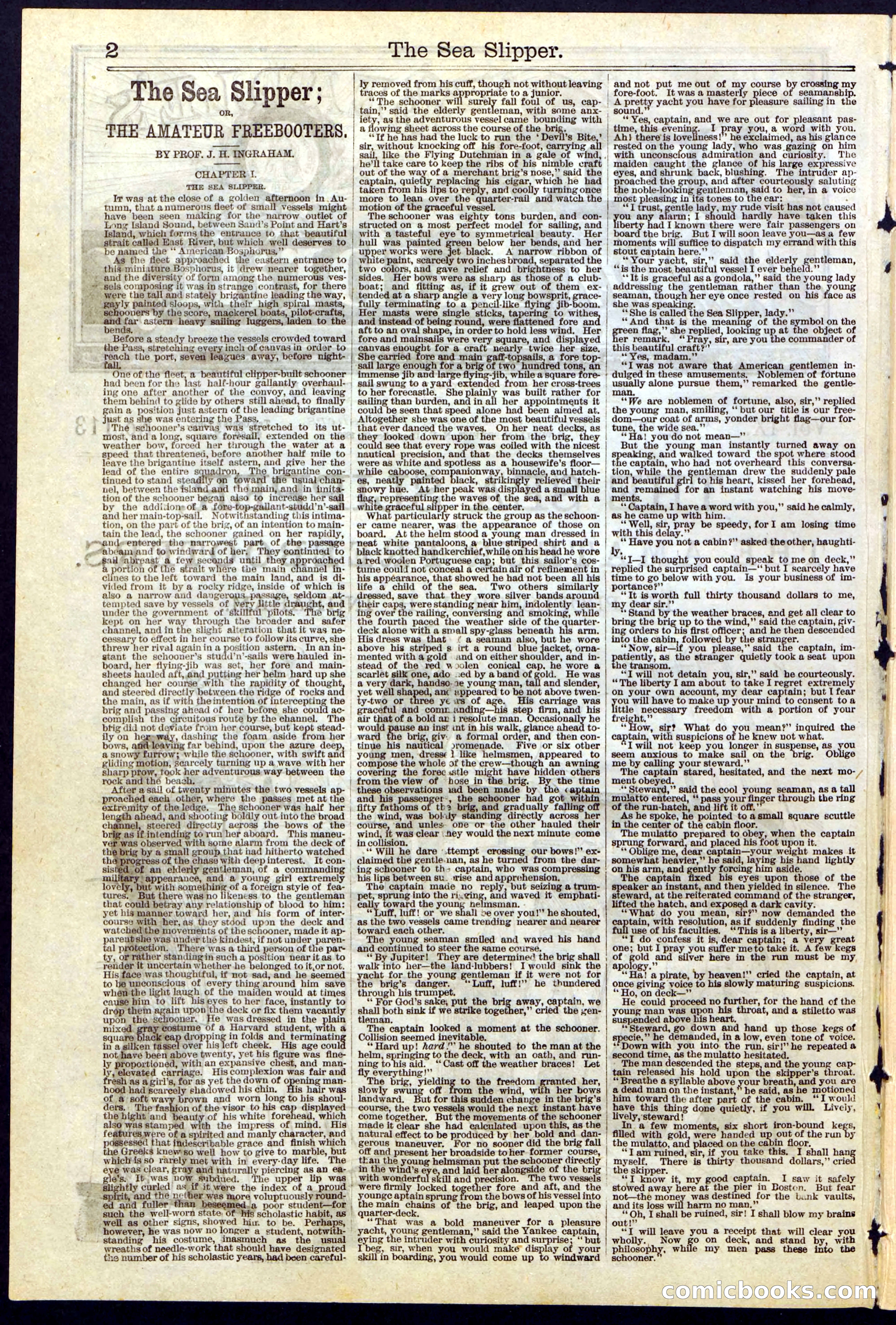 The Sea Slipper; or, The Amateur Freebooters — page 2 of 24