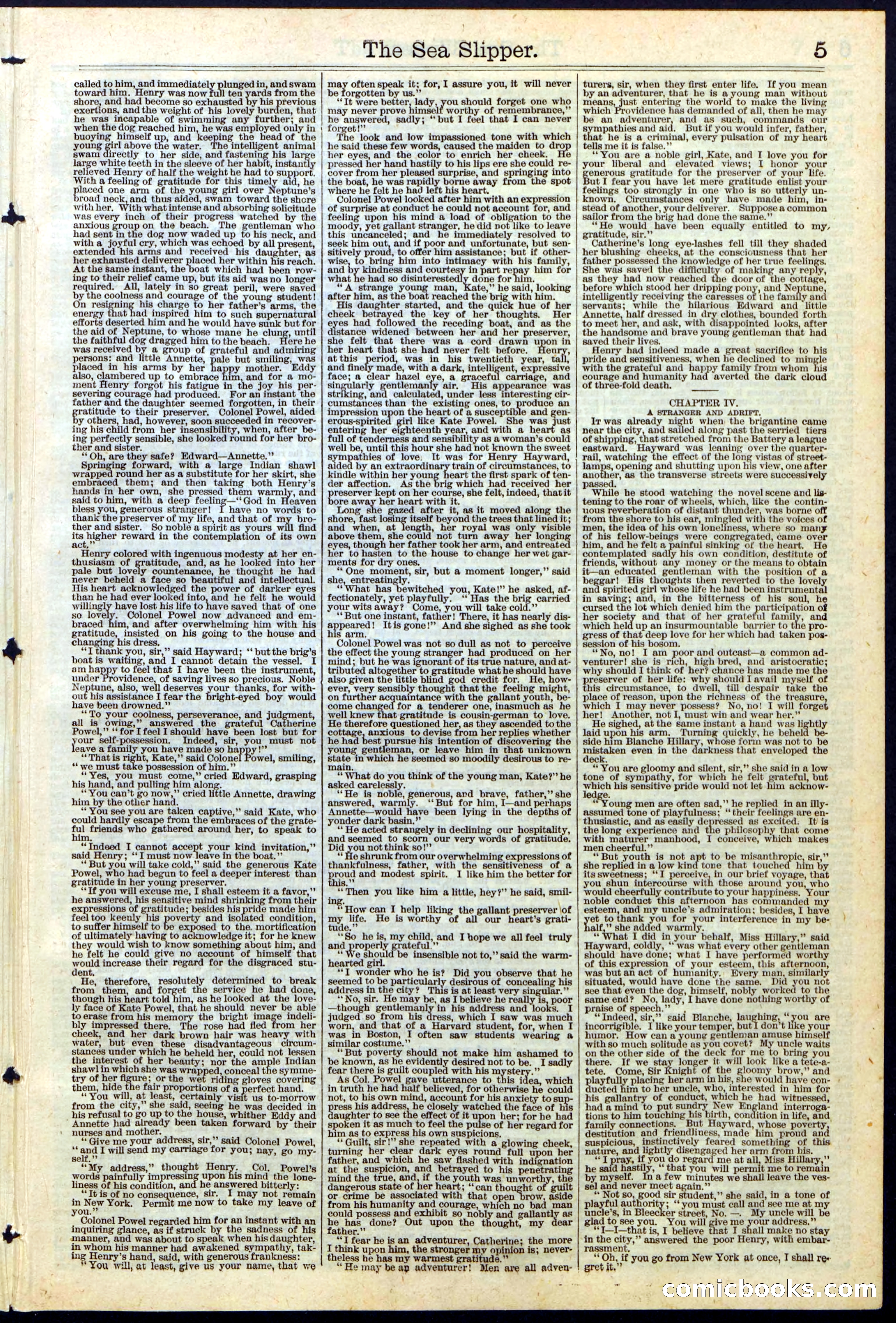 The Sea Slipper; or, The Amateur Freebooters — page 5 of 24