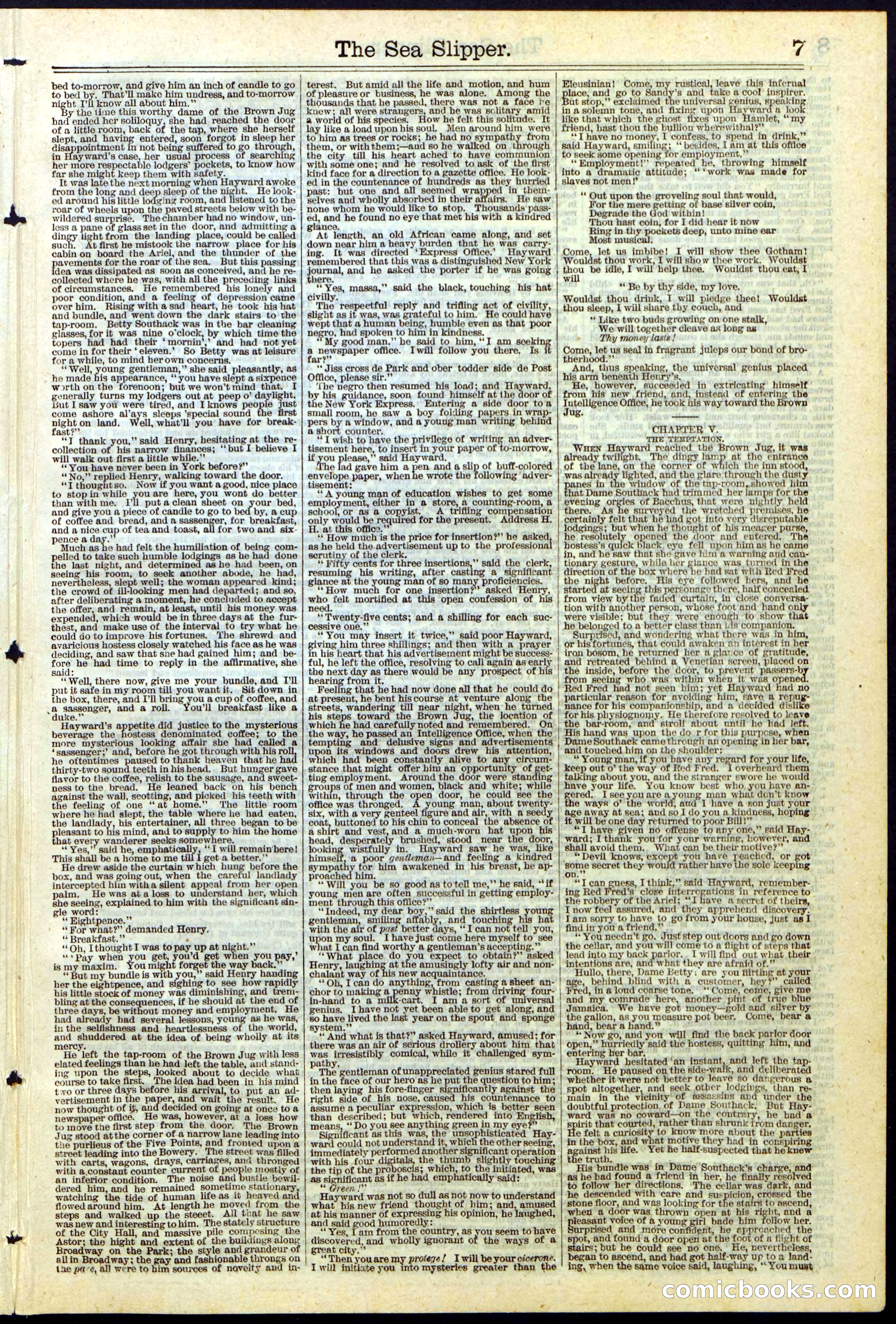 The Sea Slipper; or, The Amateur Freebooters — page 7 of 24