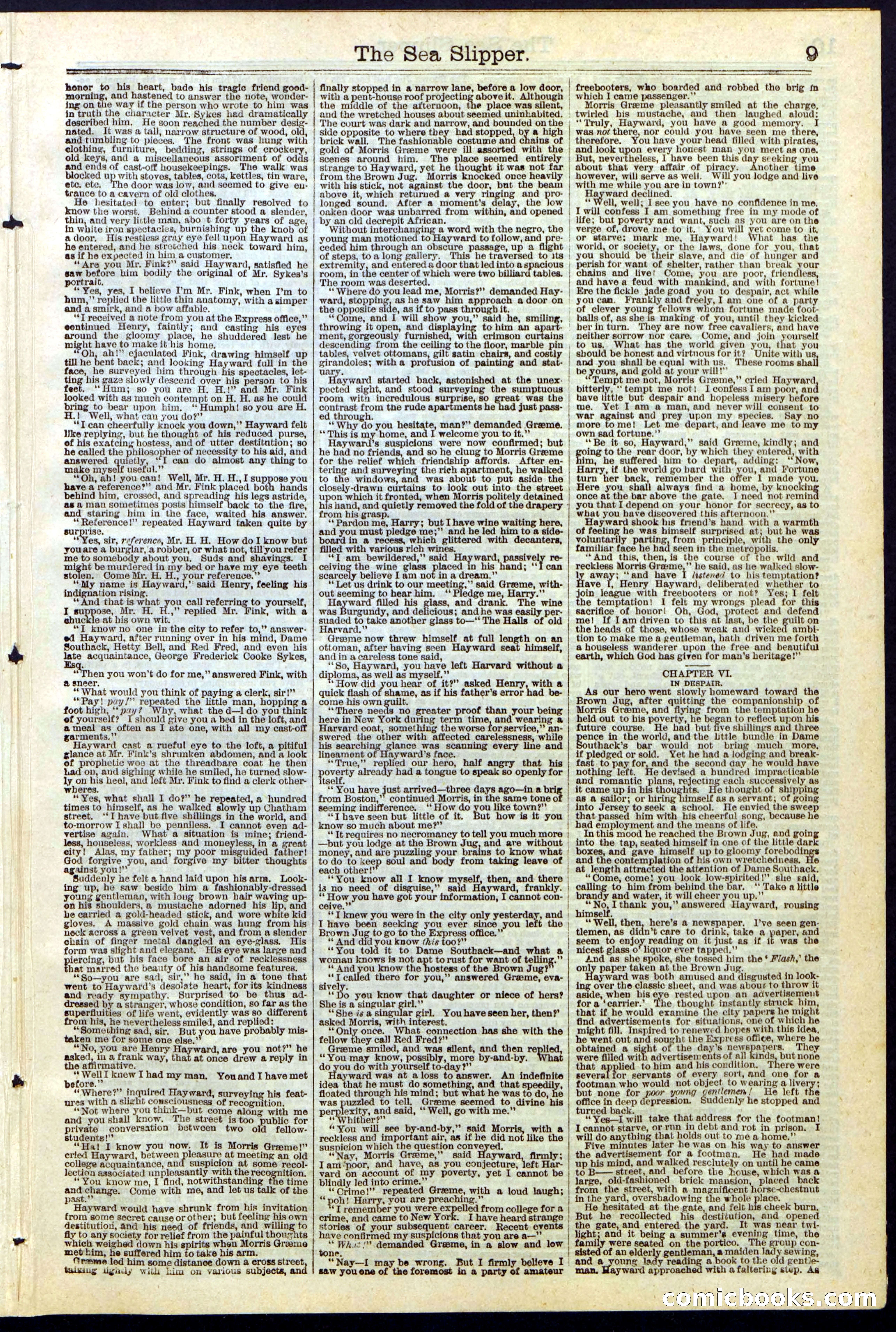 The Sea Slipper; or, The Amateur Freebooters — page 9 of 24