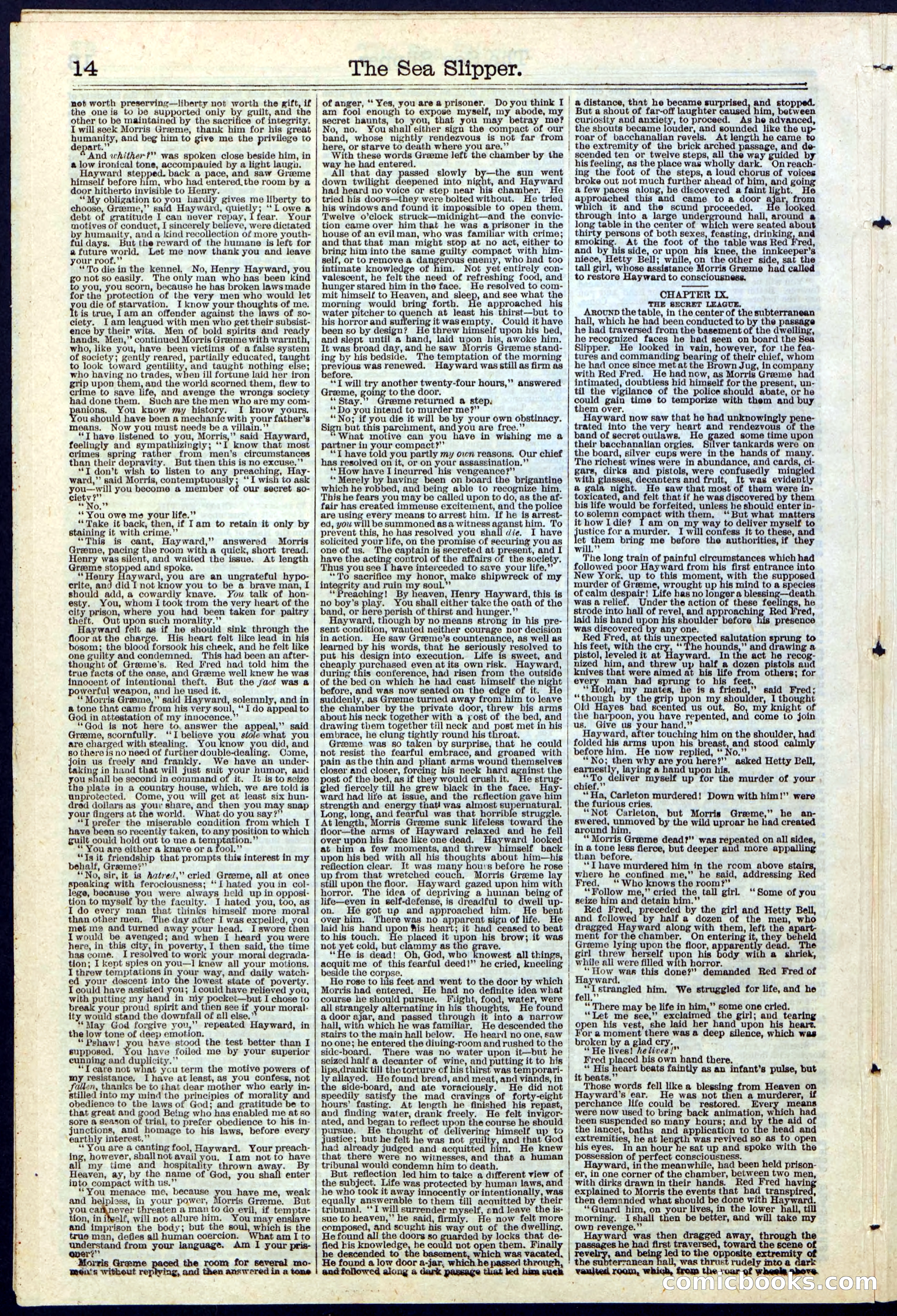 The Sea Slipper; or, The Amateur Freebooters — page 14 of 24