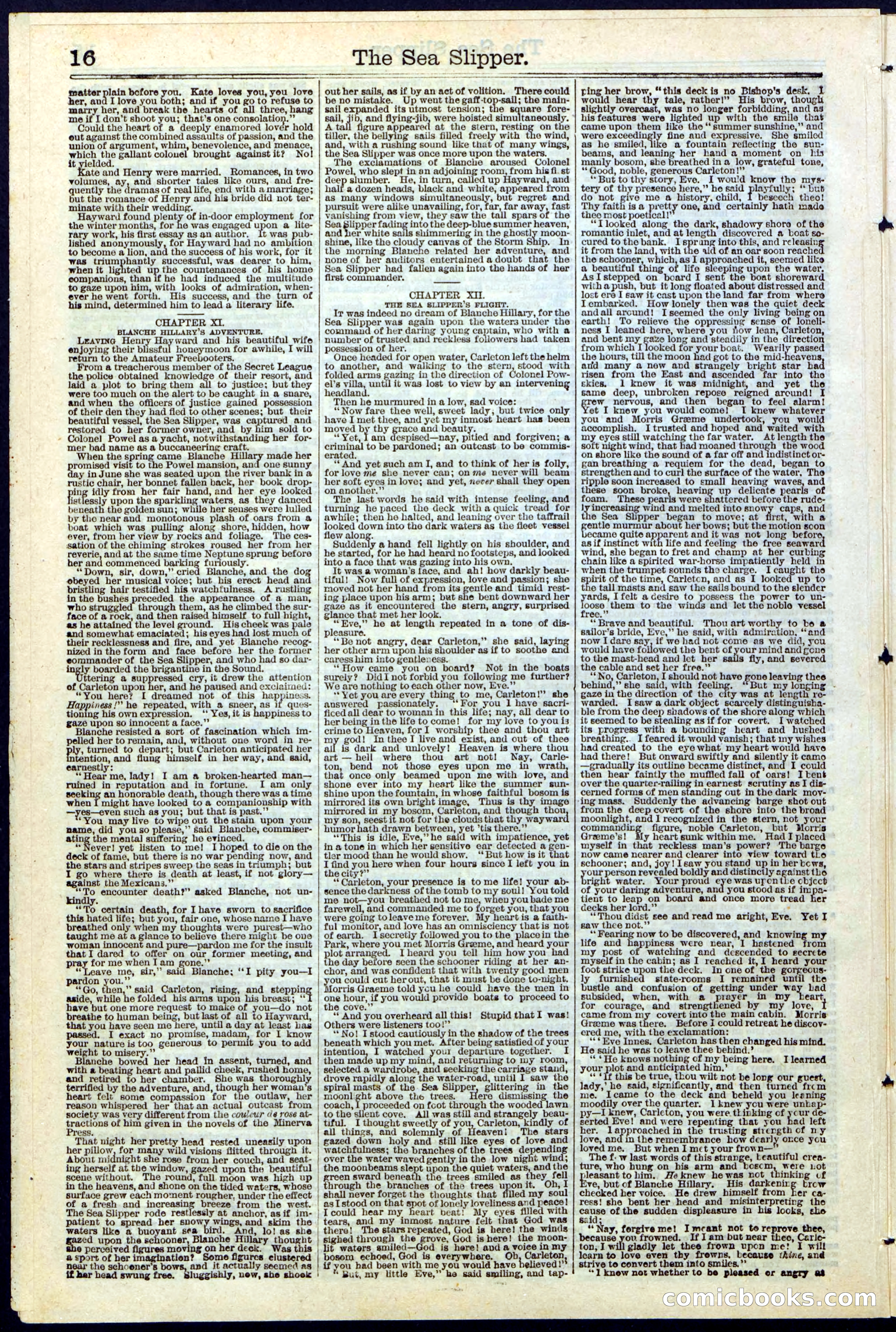The Sea Slipper; or, The Amateur Freebooters — page 16 of 24