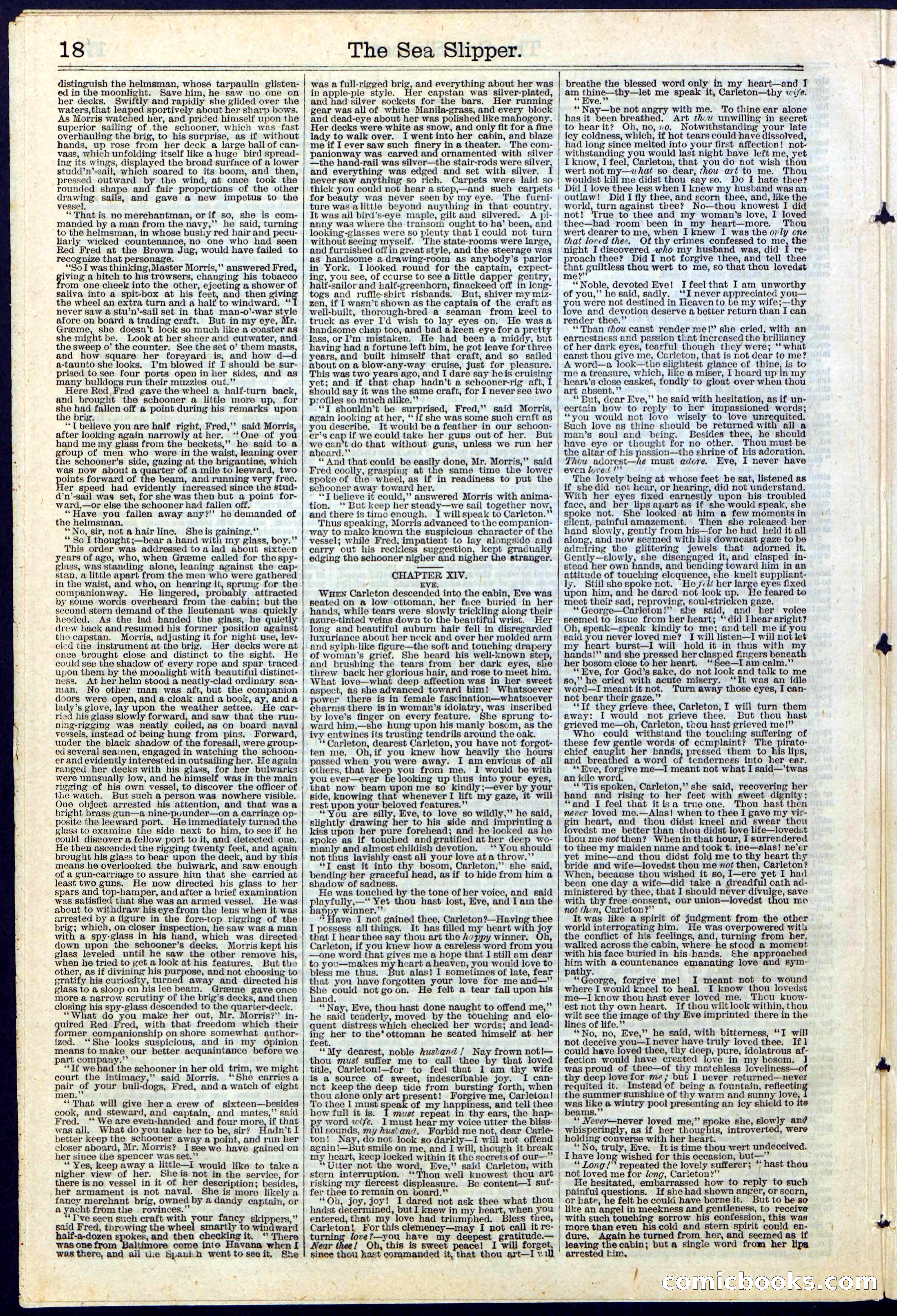 The Sea Slipper; or, The Amateur Freebooters — page 18 of 24