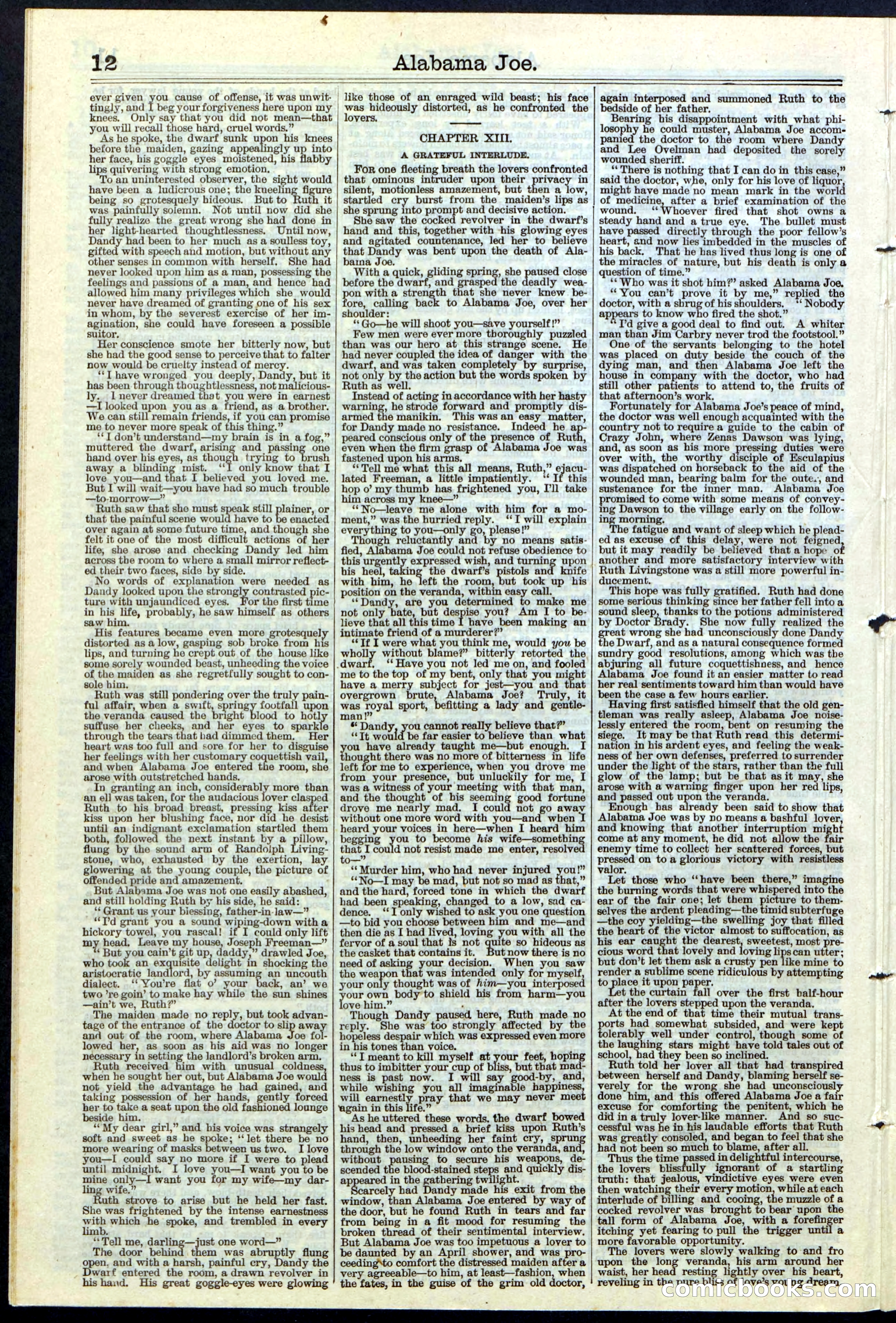 Alabama Joe; or, The Yazoo Man-Hunters — page 12 of 32