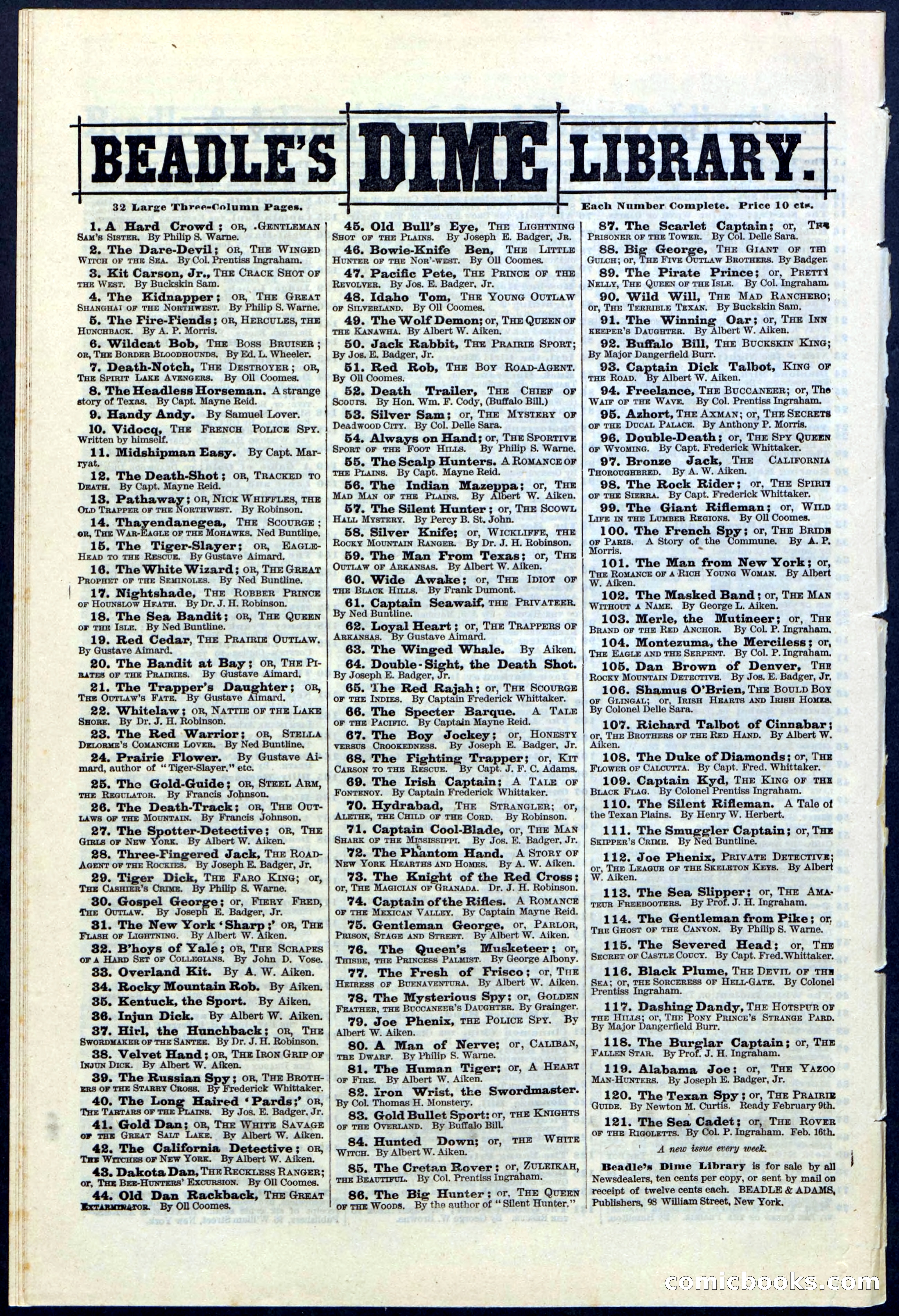 Alabama Joe; or, The Yazoo Man-Hunters — page 32 of 32