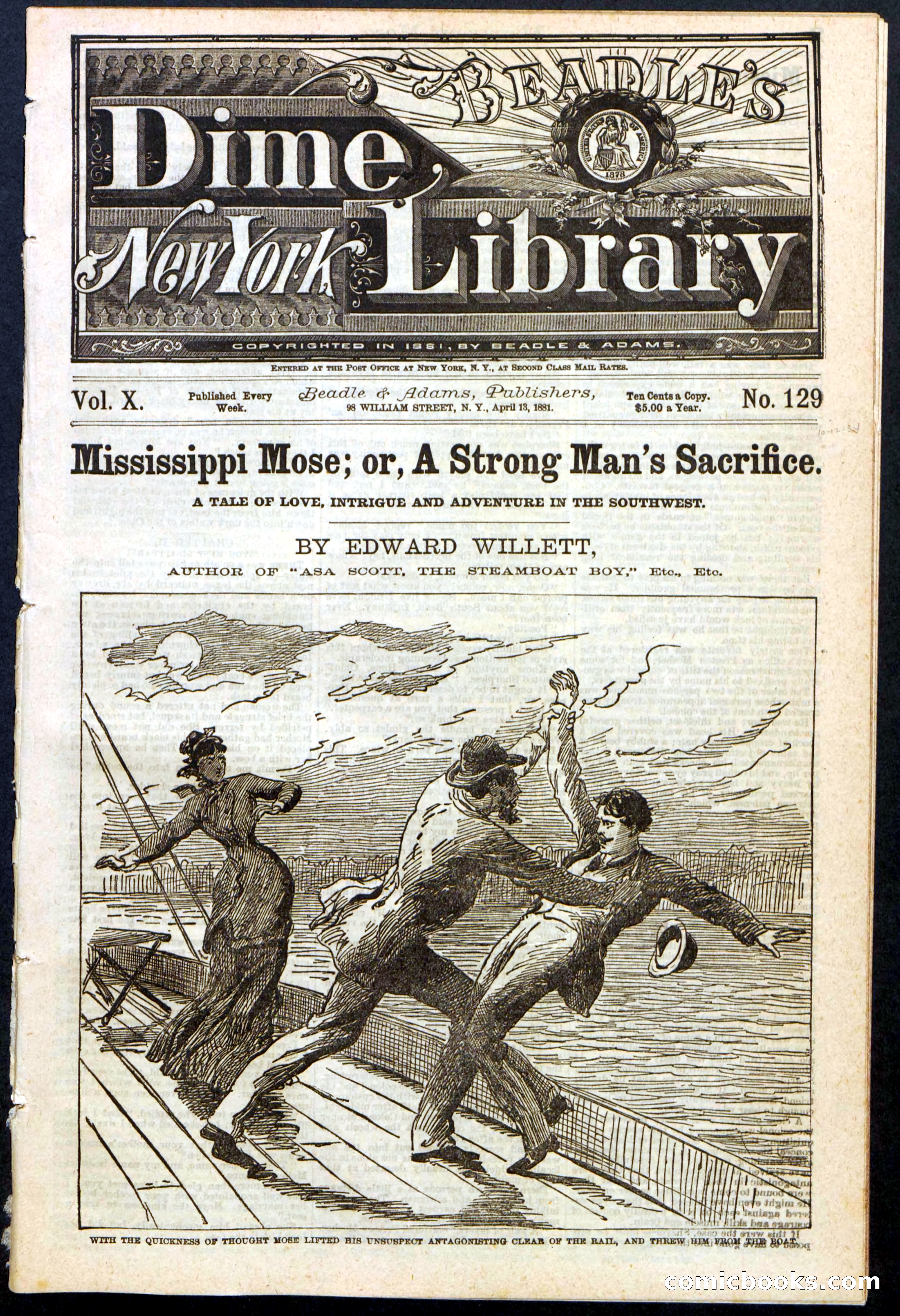 Mississippi Mose; or, A Strong Man's Sacrifice — page 1 of 24