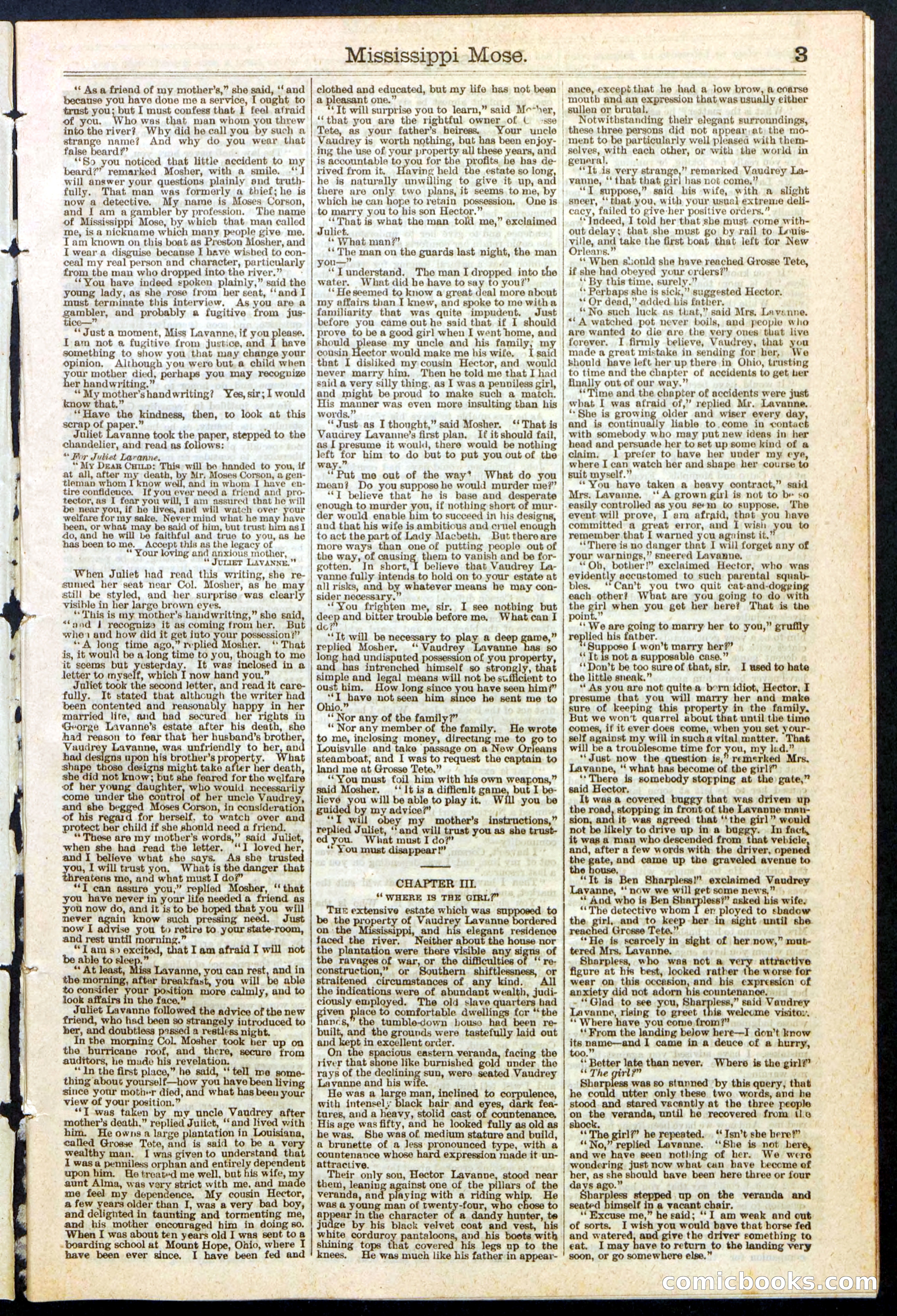 Mississippi Mose; or, A Strong Man's Sacrifice — page 3 of 24