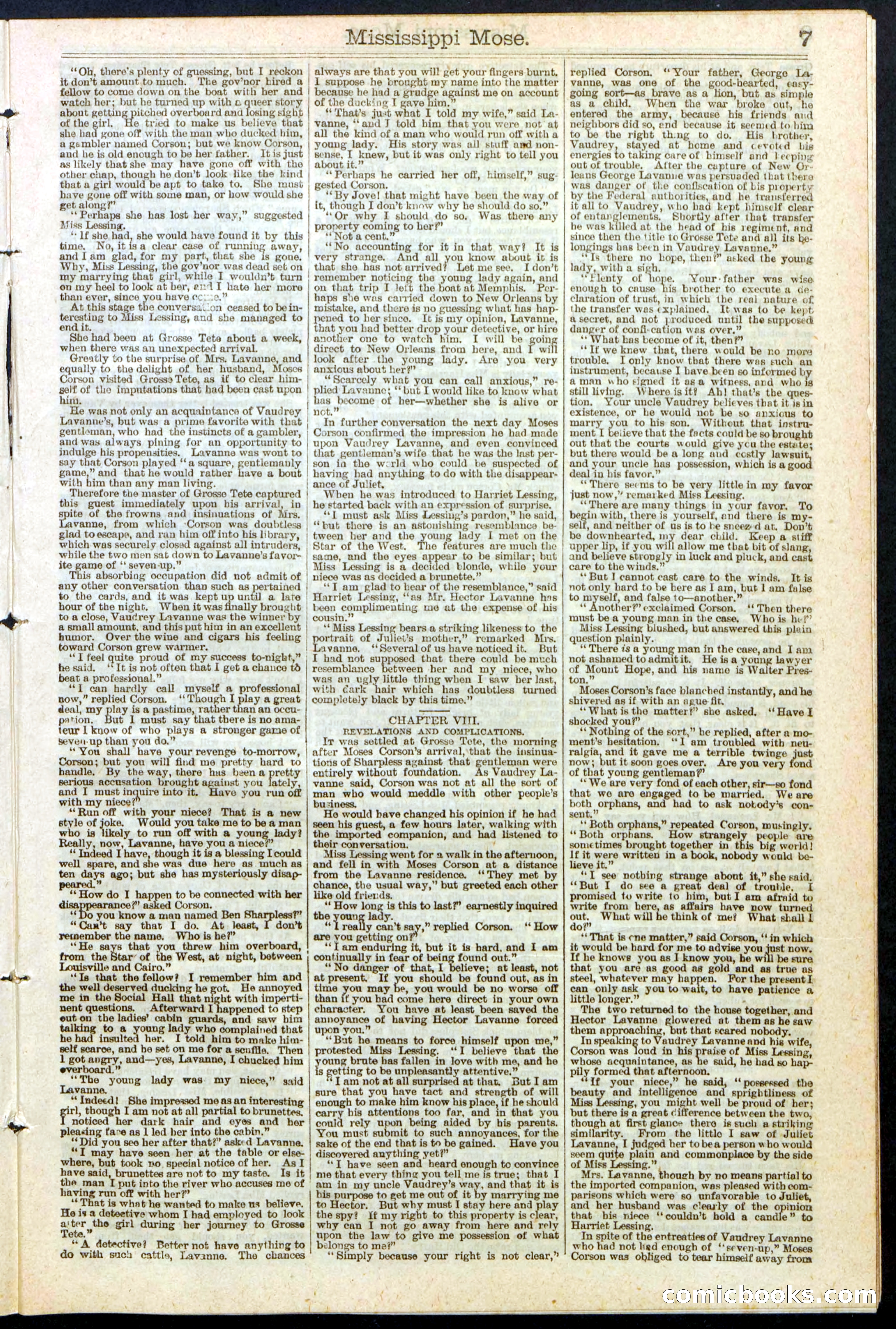 Mississippi Mose; or, A Strong Man's Sacrifice — page 7 of 24