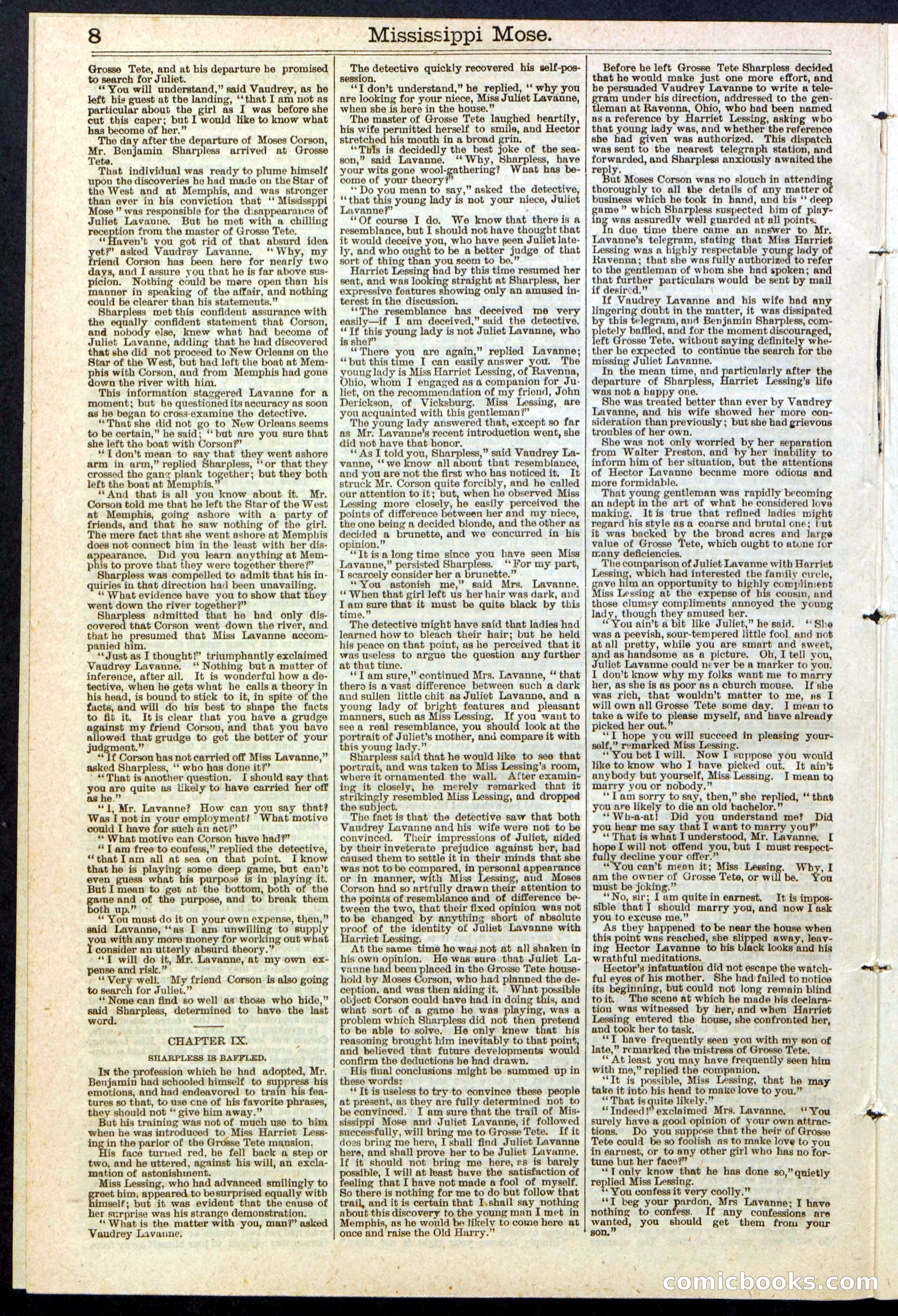 Mississippi Mose; or, A Strong Man's Sacrifice — page 8 of 24