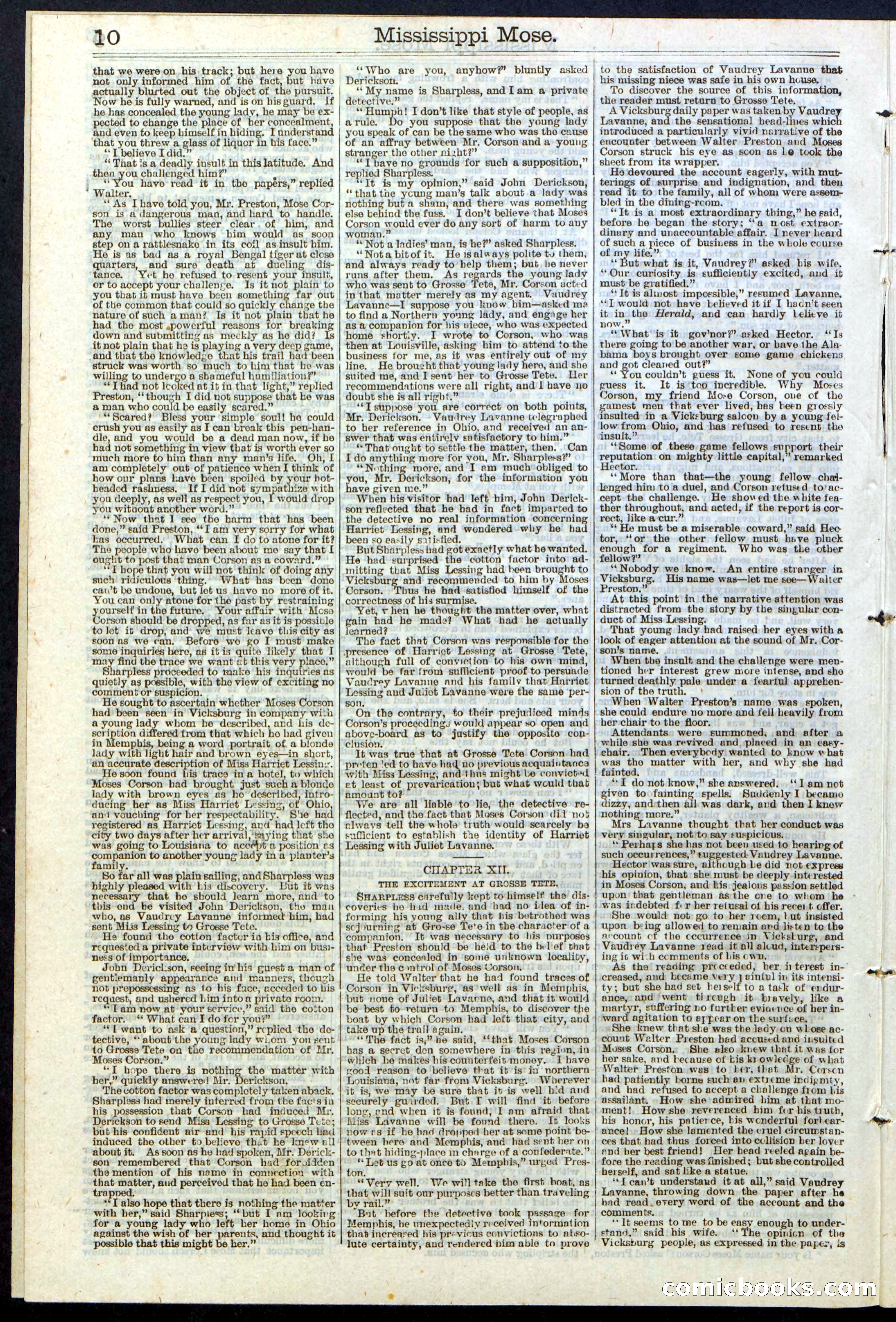 Mississippi Mose; or, A Strong Man's Sacrifice — page 10 of 24