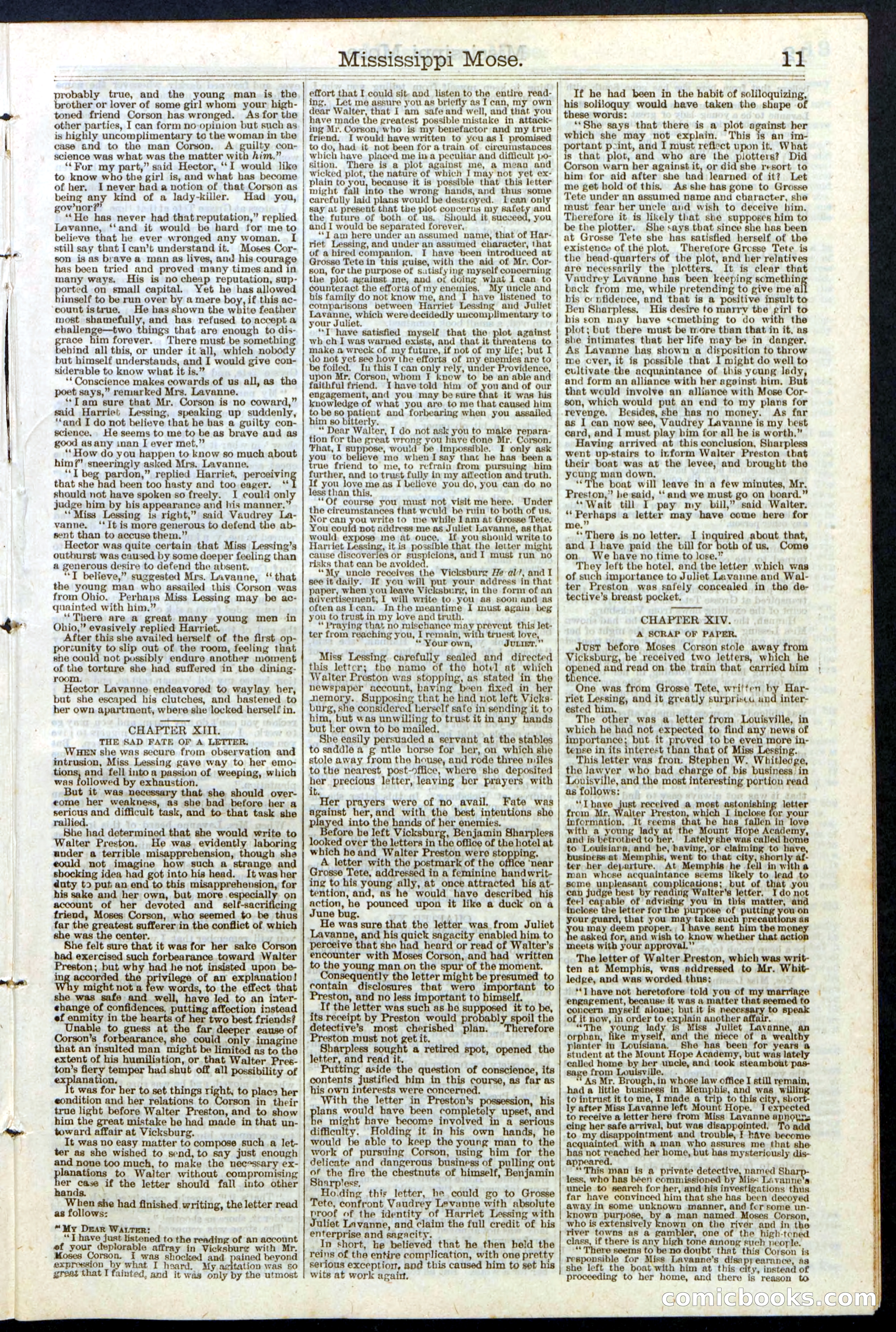Mississippi Mose; or, A Strong Man's Sacrifice — page 11 of 24