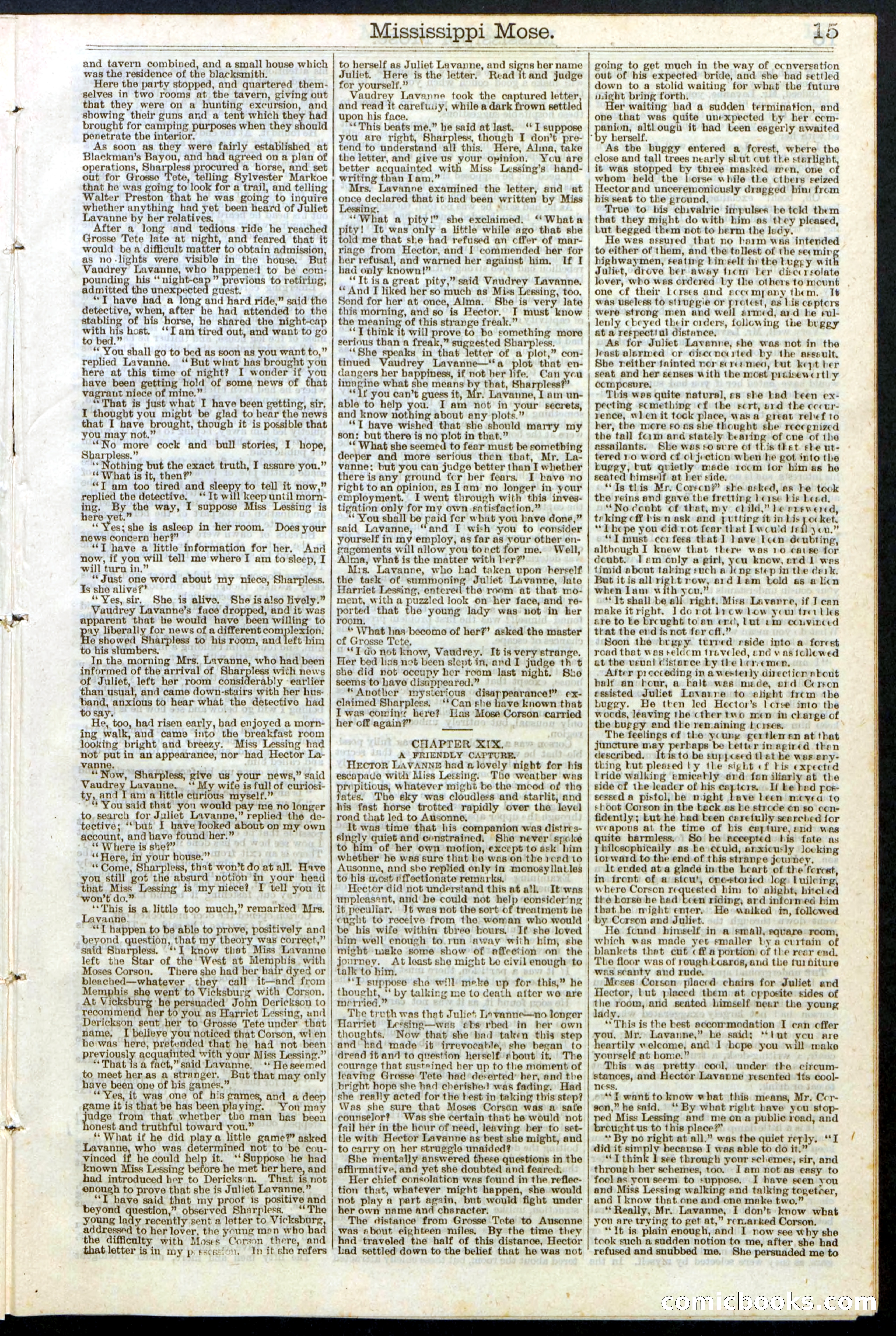 Mississippi Mose; or, A Strong Man's Sacrifice — page 15 of 24