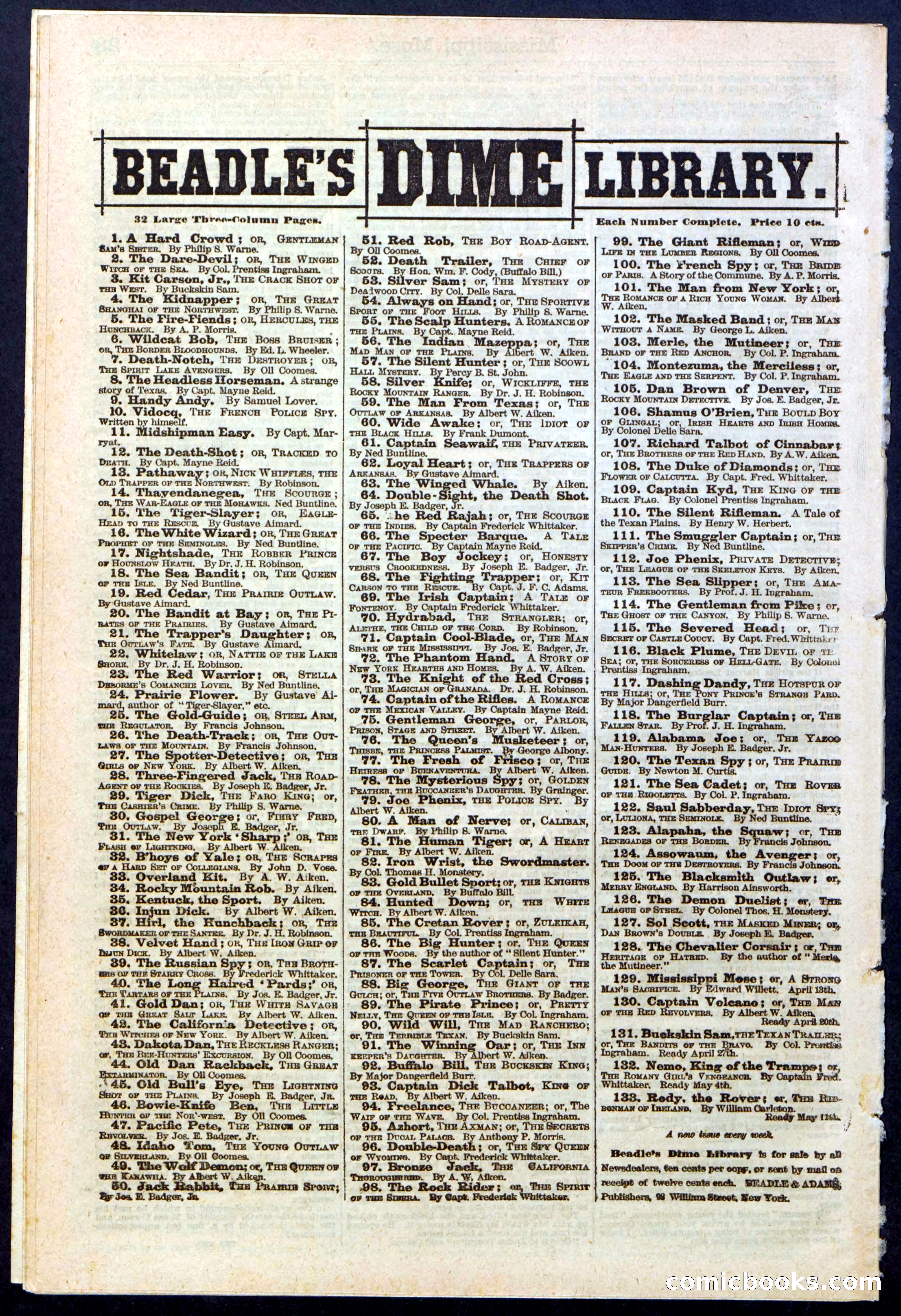 Mississippi Mose; or, A Strong Man's Sacrifice — page 24 of 24