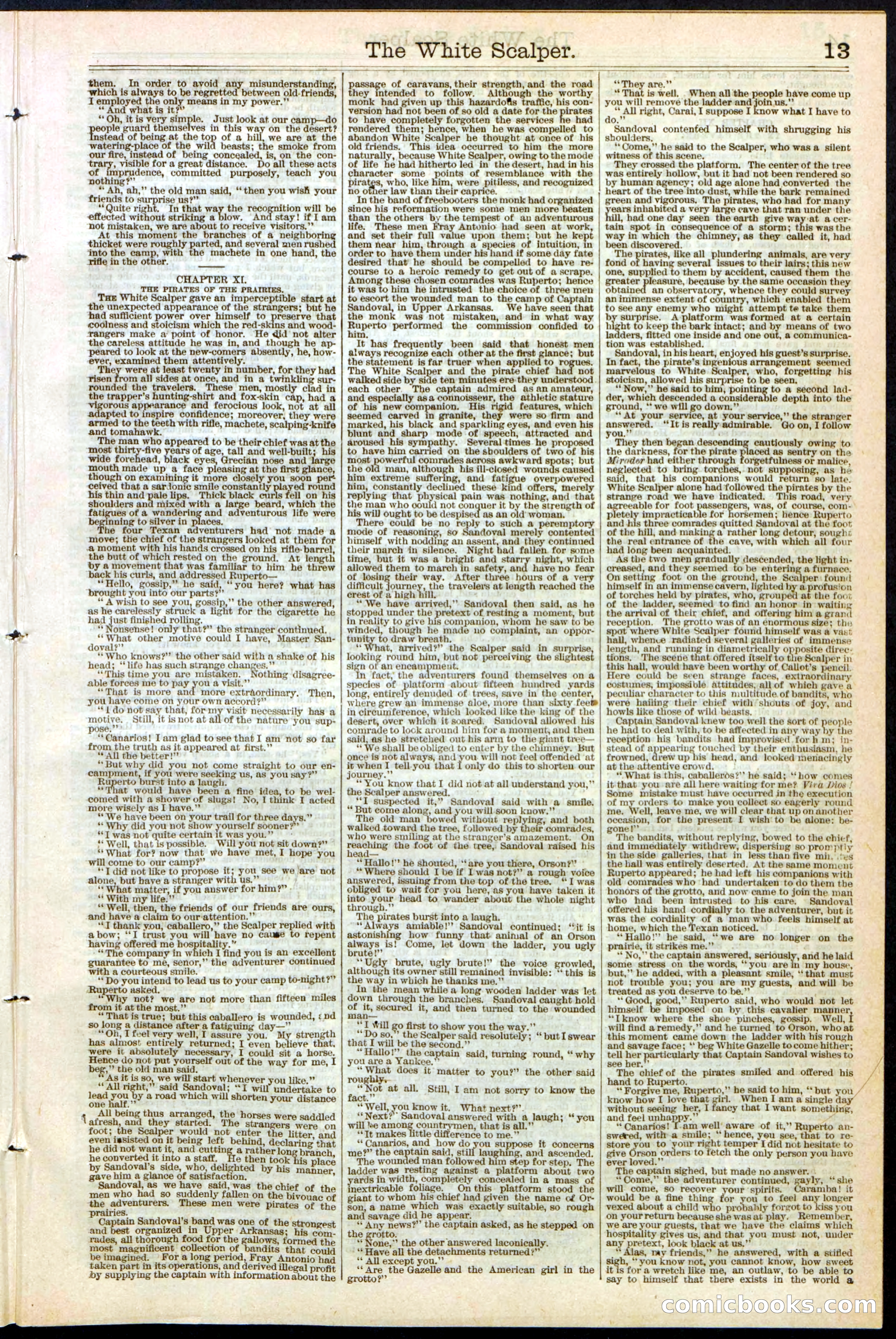 The White Scalper: A Story of the Texan War — page 13 of 32