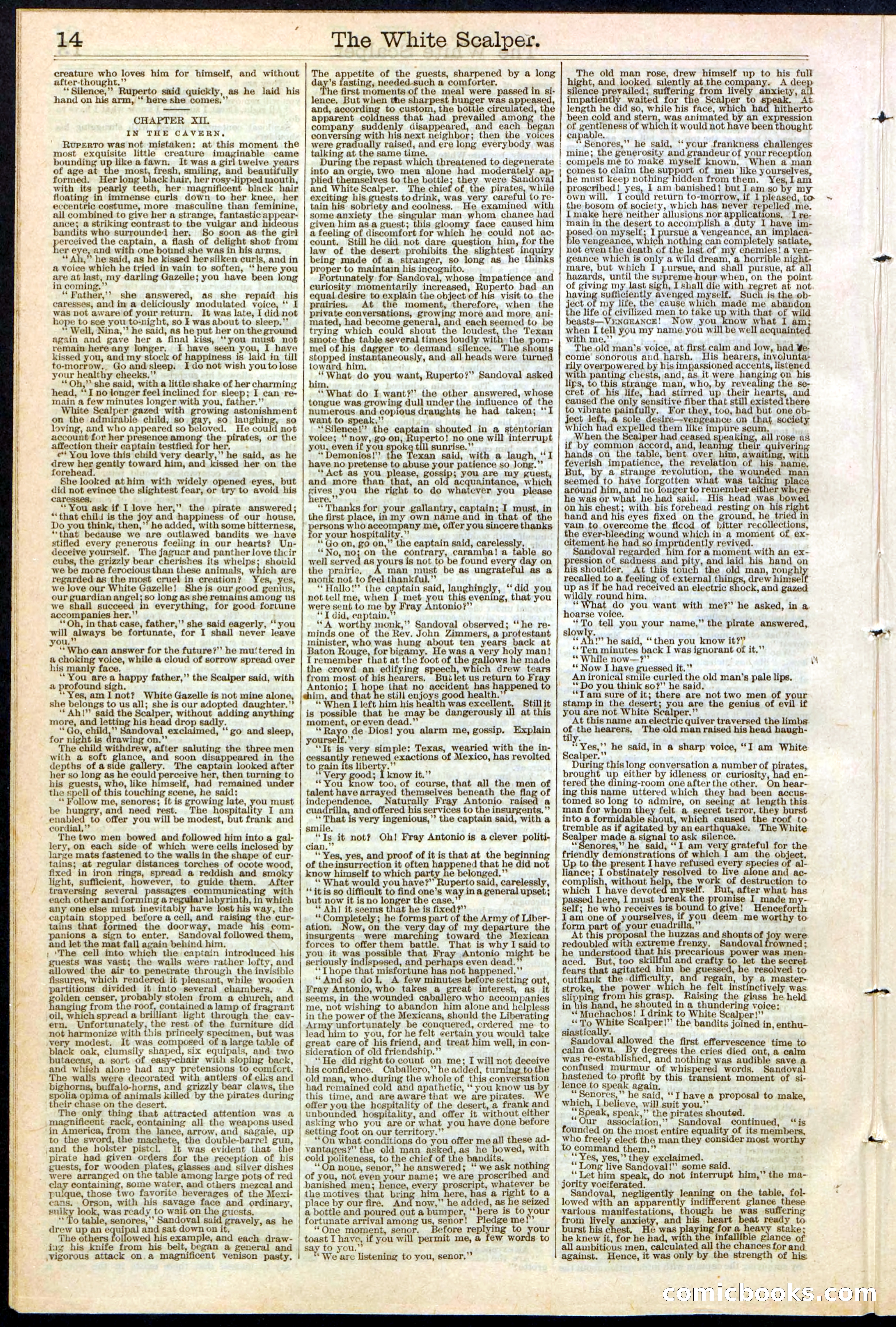 The White Scalper: A Story of the Texan War — page 14 of 32