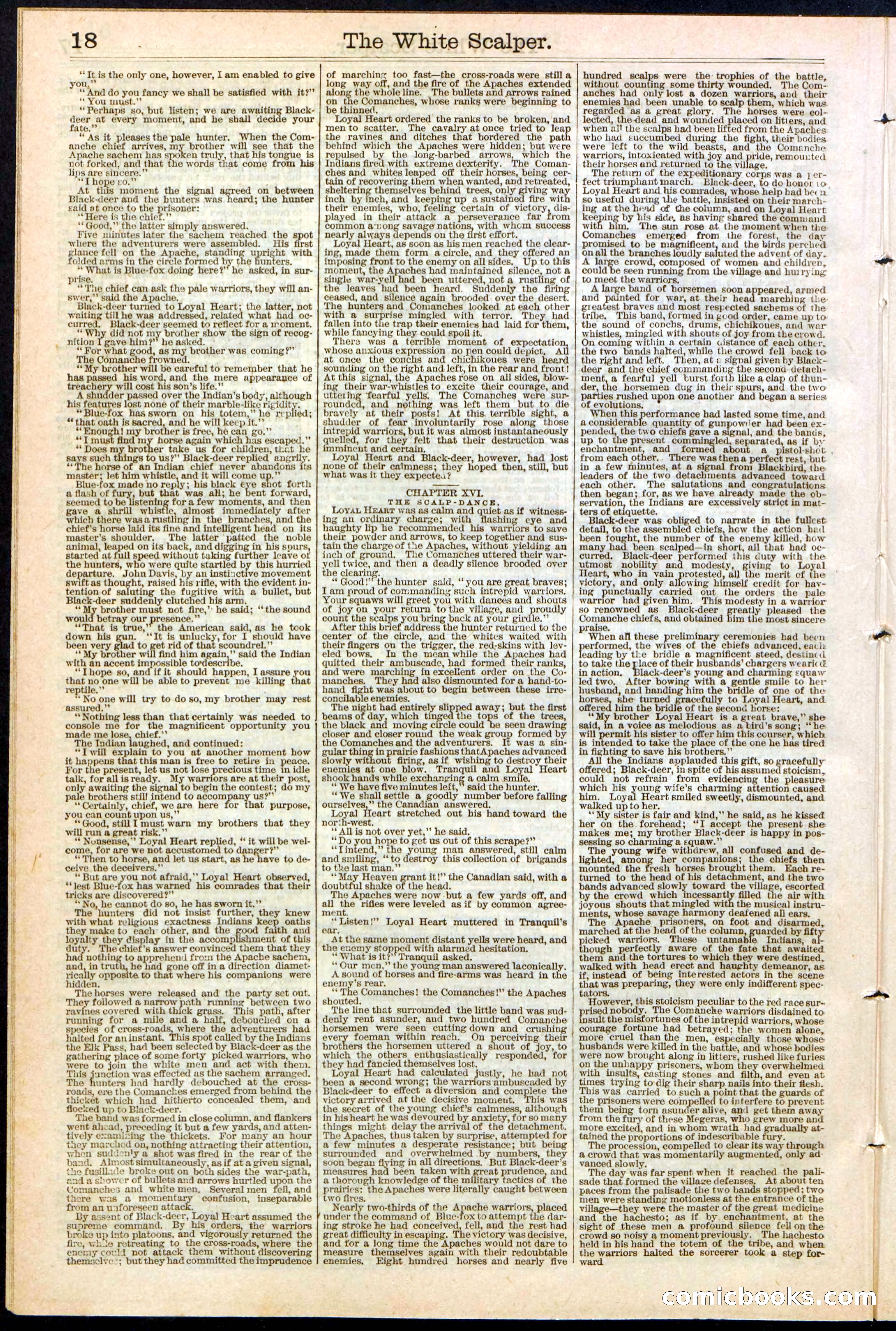 The White Scalper: A Story of the Texan War — page 18 of 32