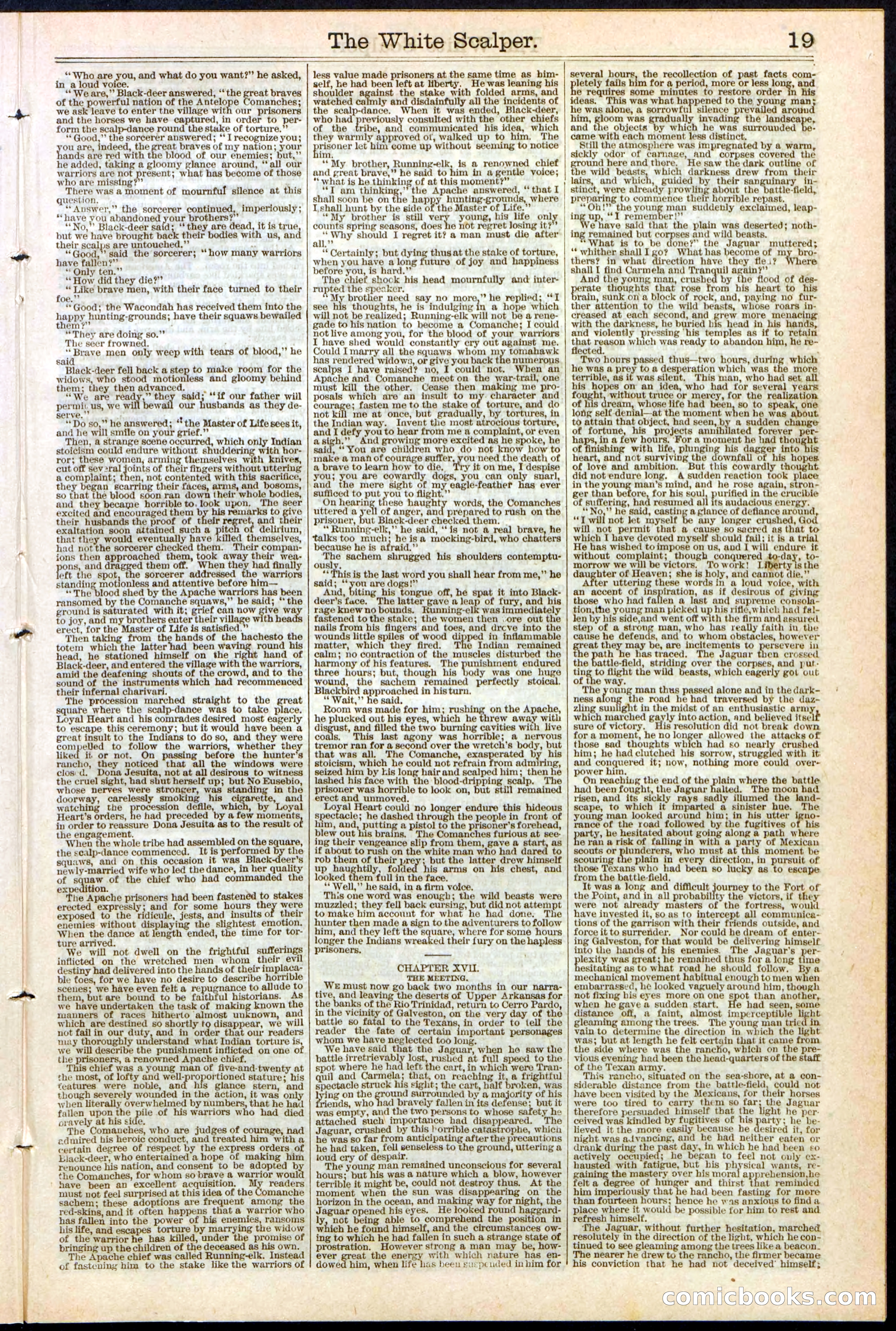 The White Scalper: A Story of the Texan War — page 19 of 32