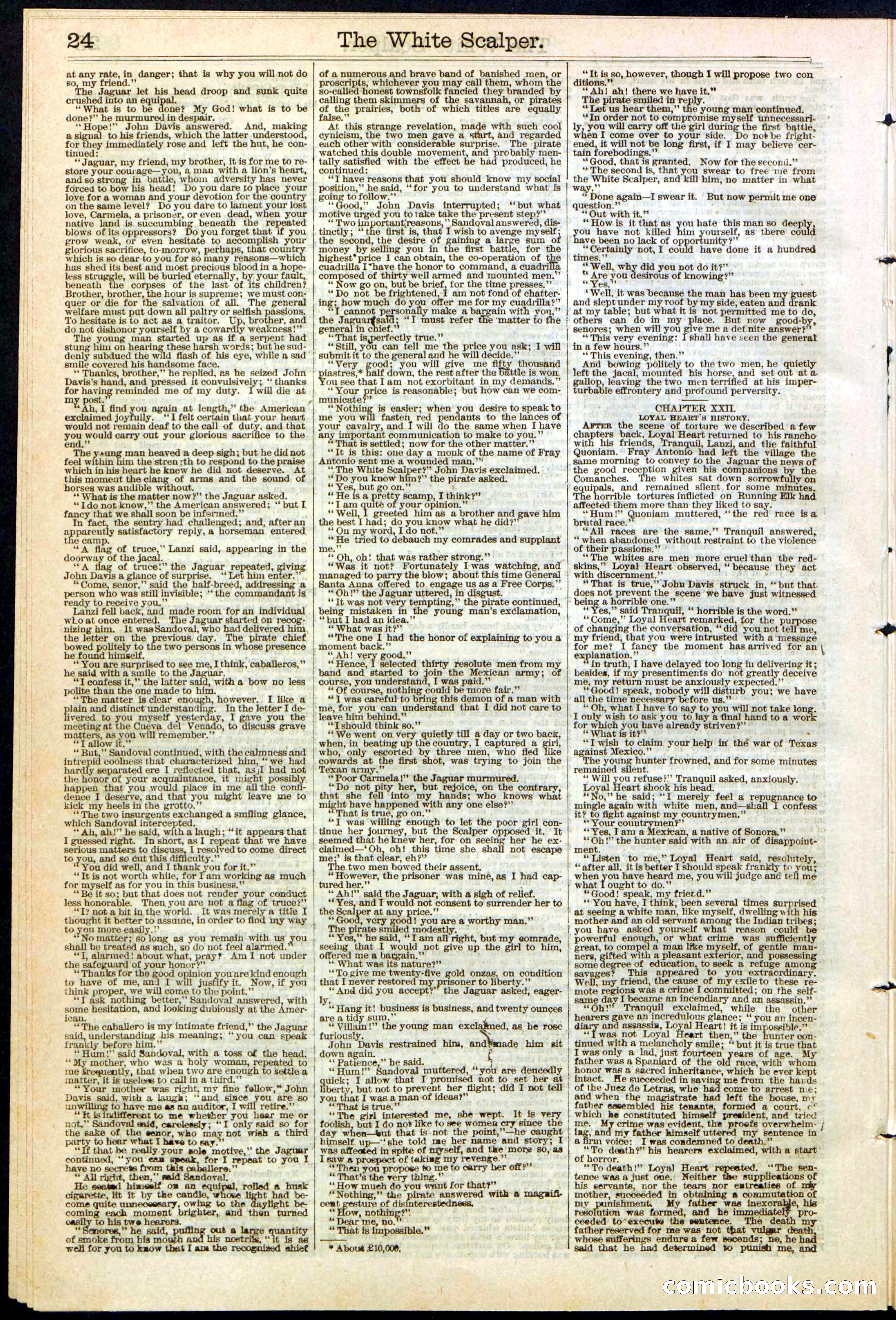 The White Scalper: A Story of the Texan War — page 24 of 32