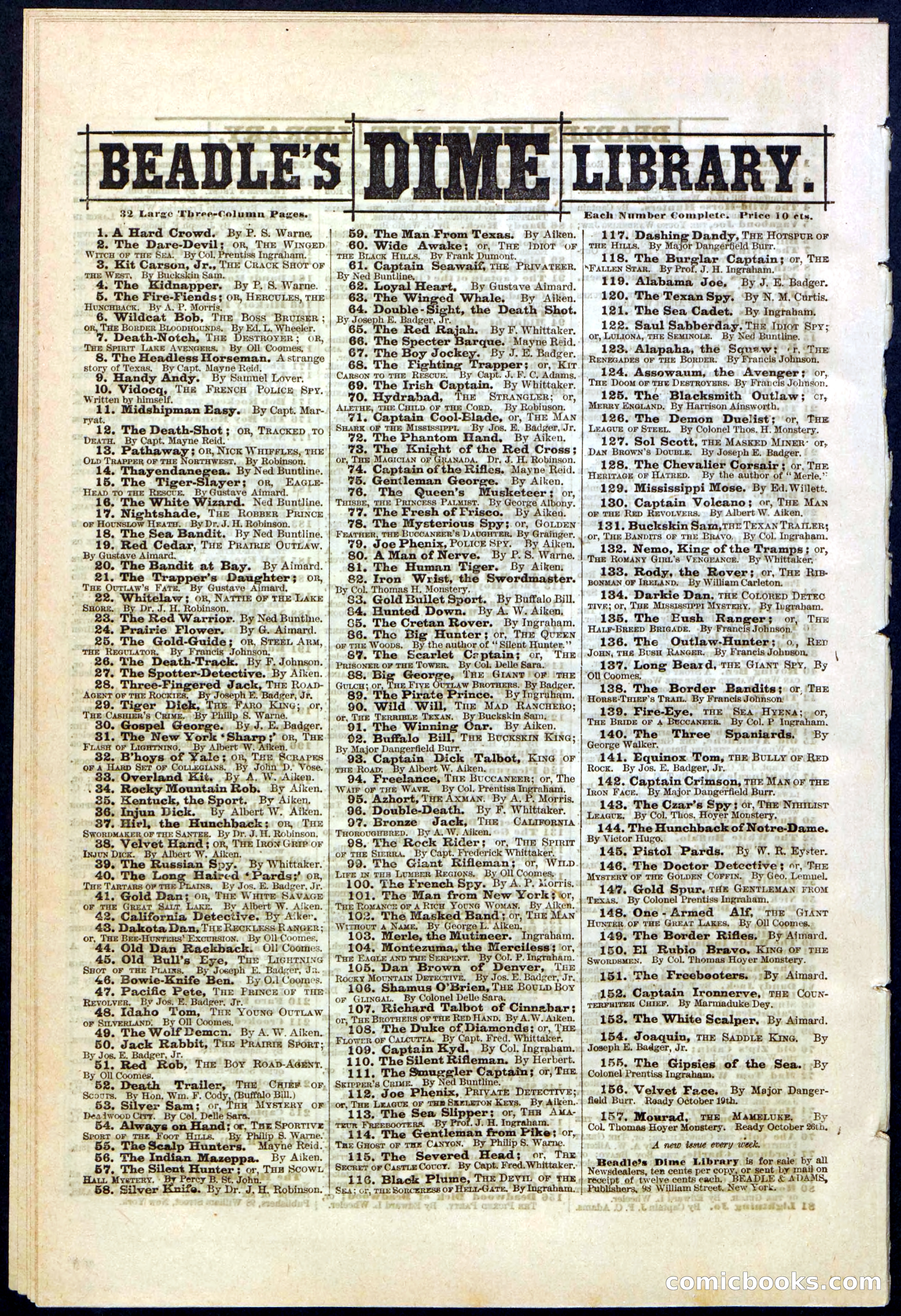 The White Scalper: A Story of the Texan War — page 32 of 32