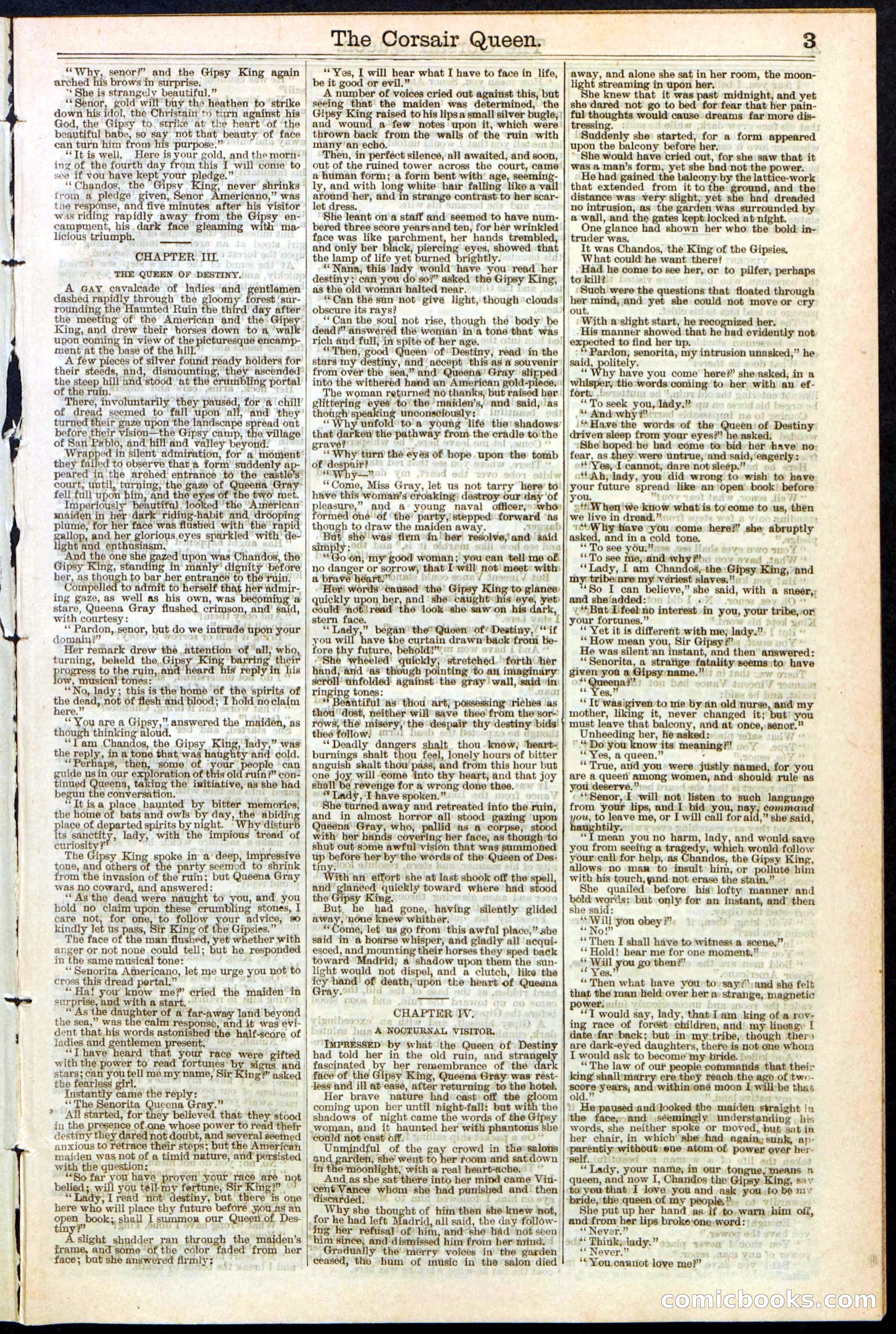 The Corsair Queen; or, The Gypsies of the Sea — page 3 of 24