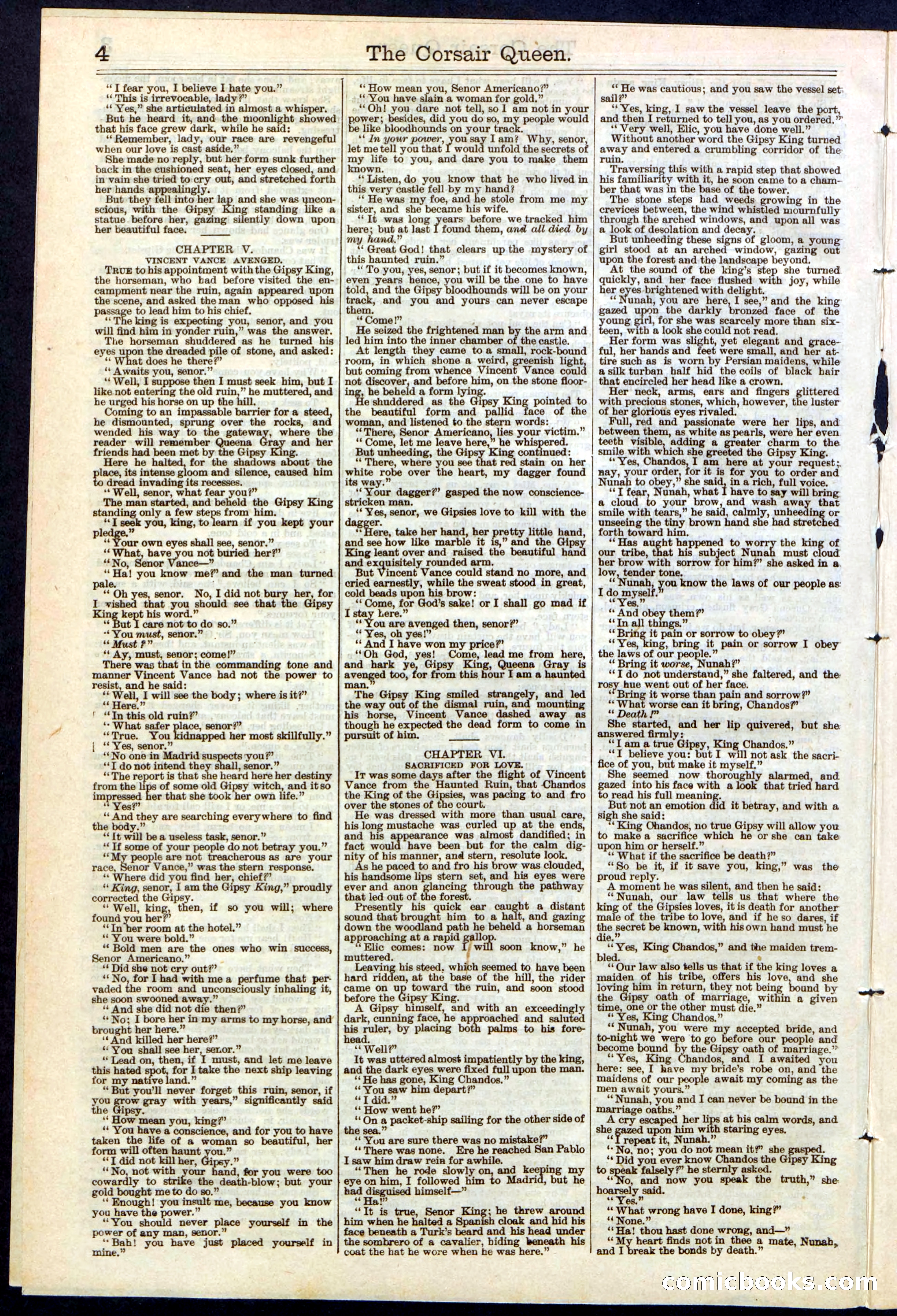 The Corsair Queen; or, The Gypsies of the Sea — page 4 of 24