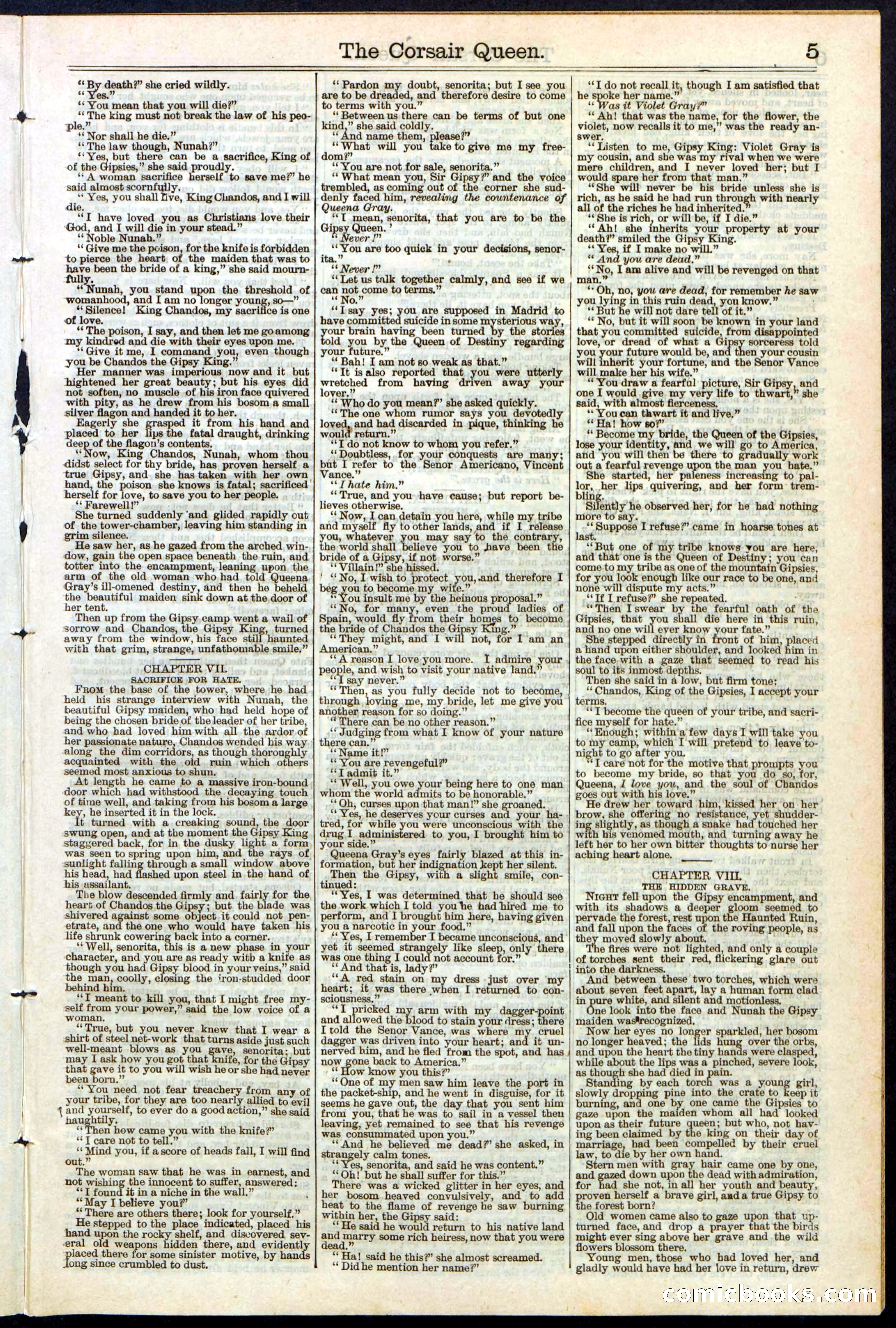The Corsair Queen; or, The Gypsies of the Sea — page 5 of 24