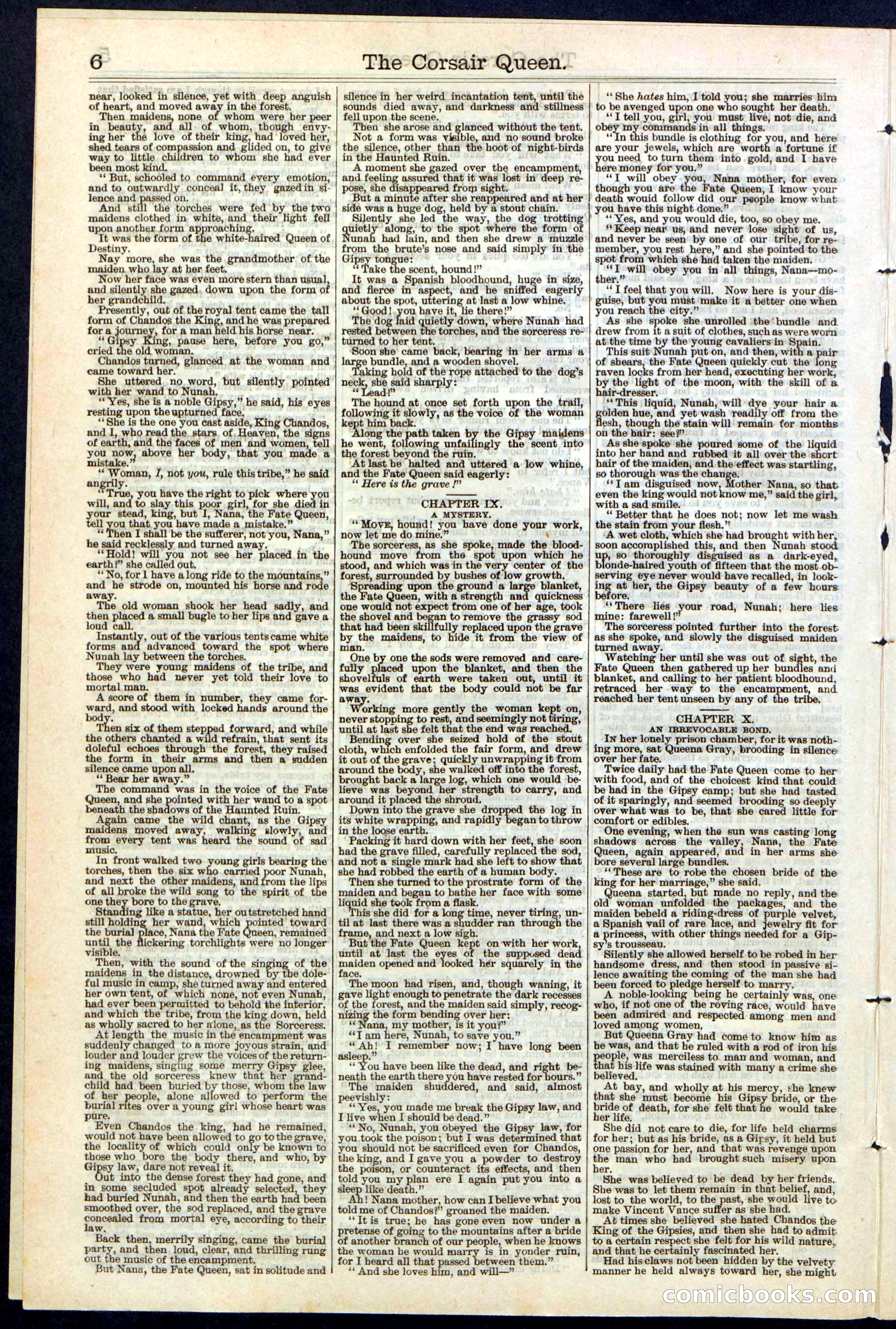 The Corsair Queen; or, The Gypsies of the Sea — page 6 of 24