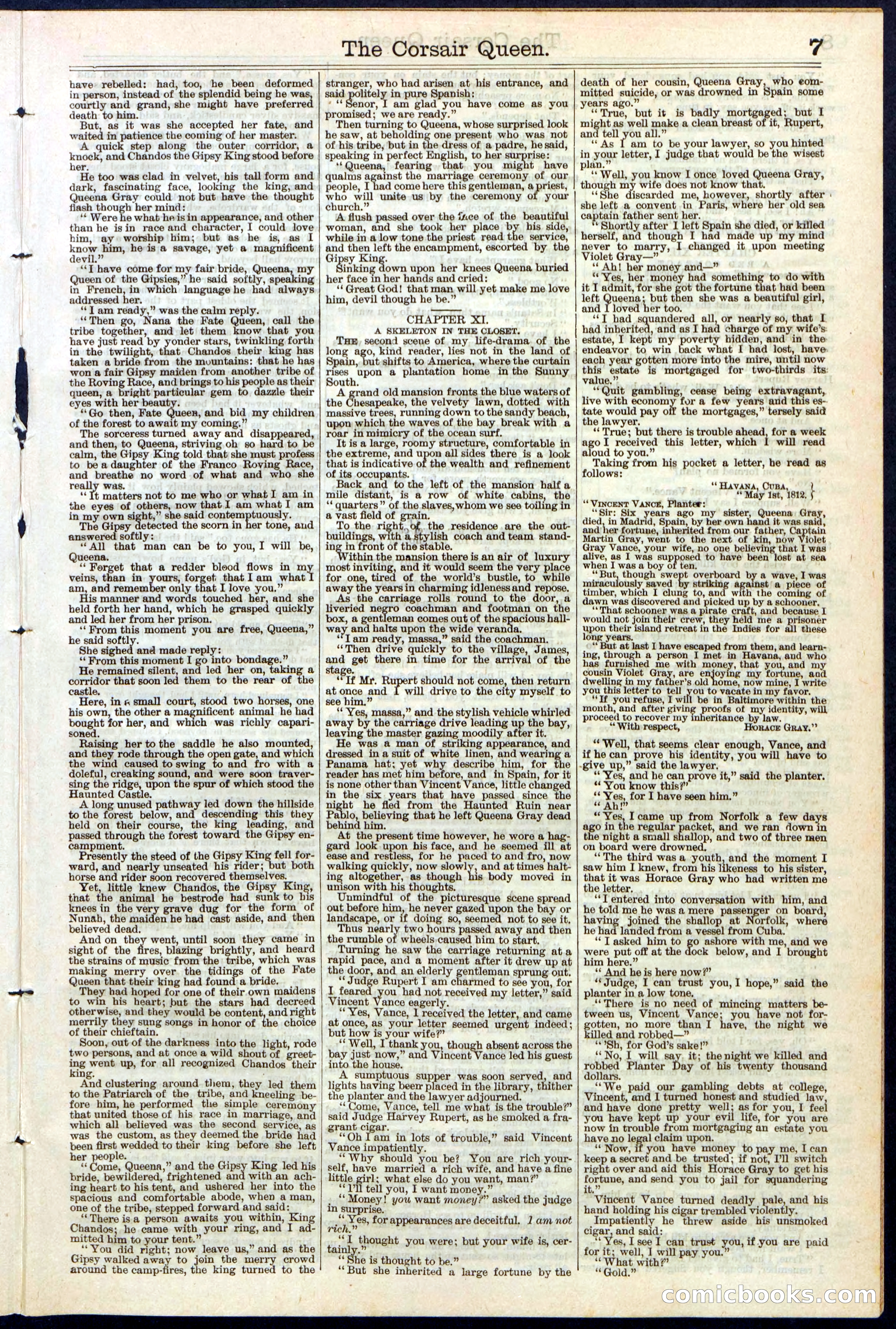 The Corsair Queen; or, The Gypsies of the Sea — page 7 of 24