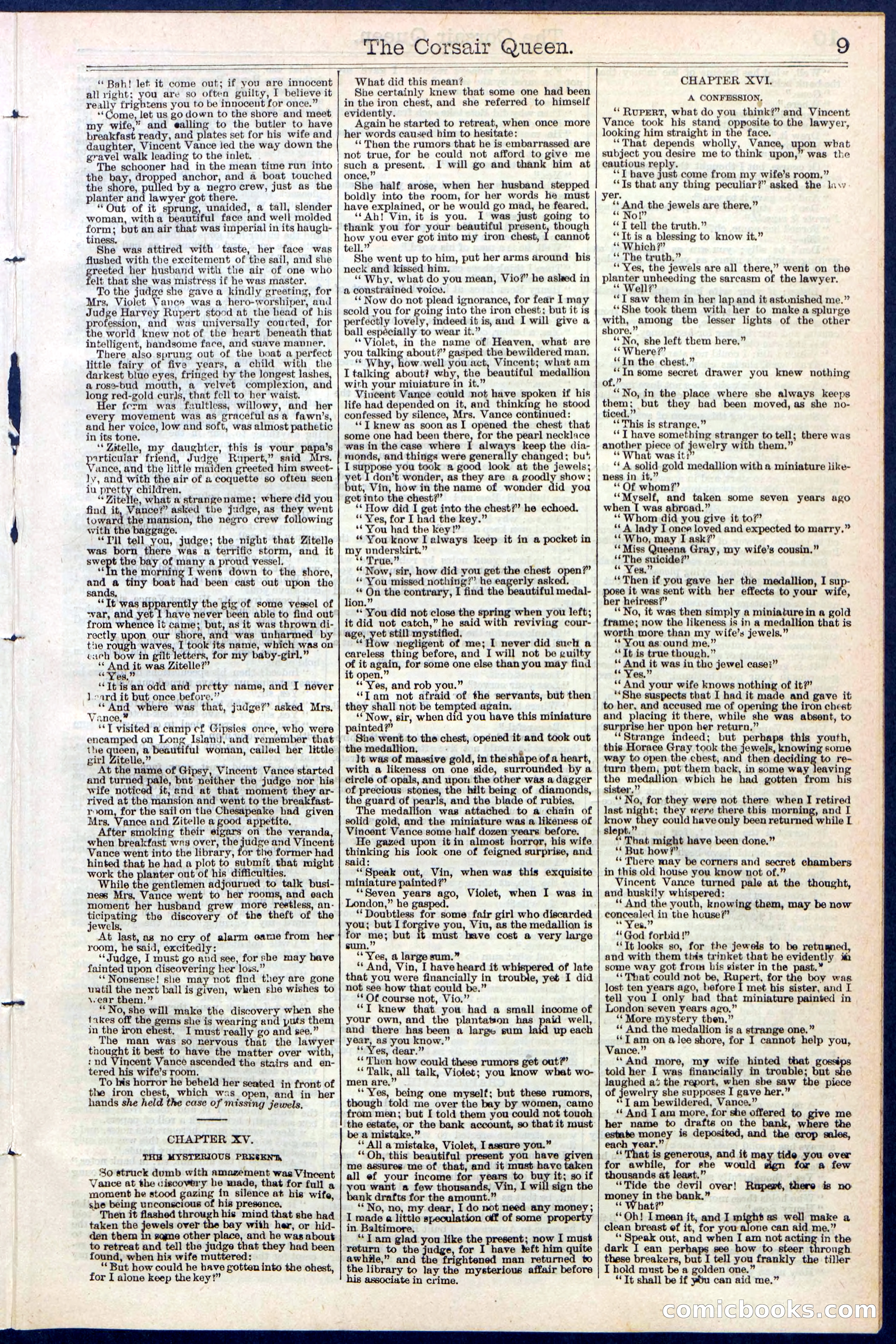 The Corsair Queen; or, The Gypsies of the Sea — page 9 of 24