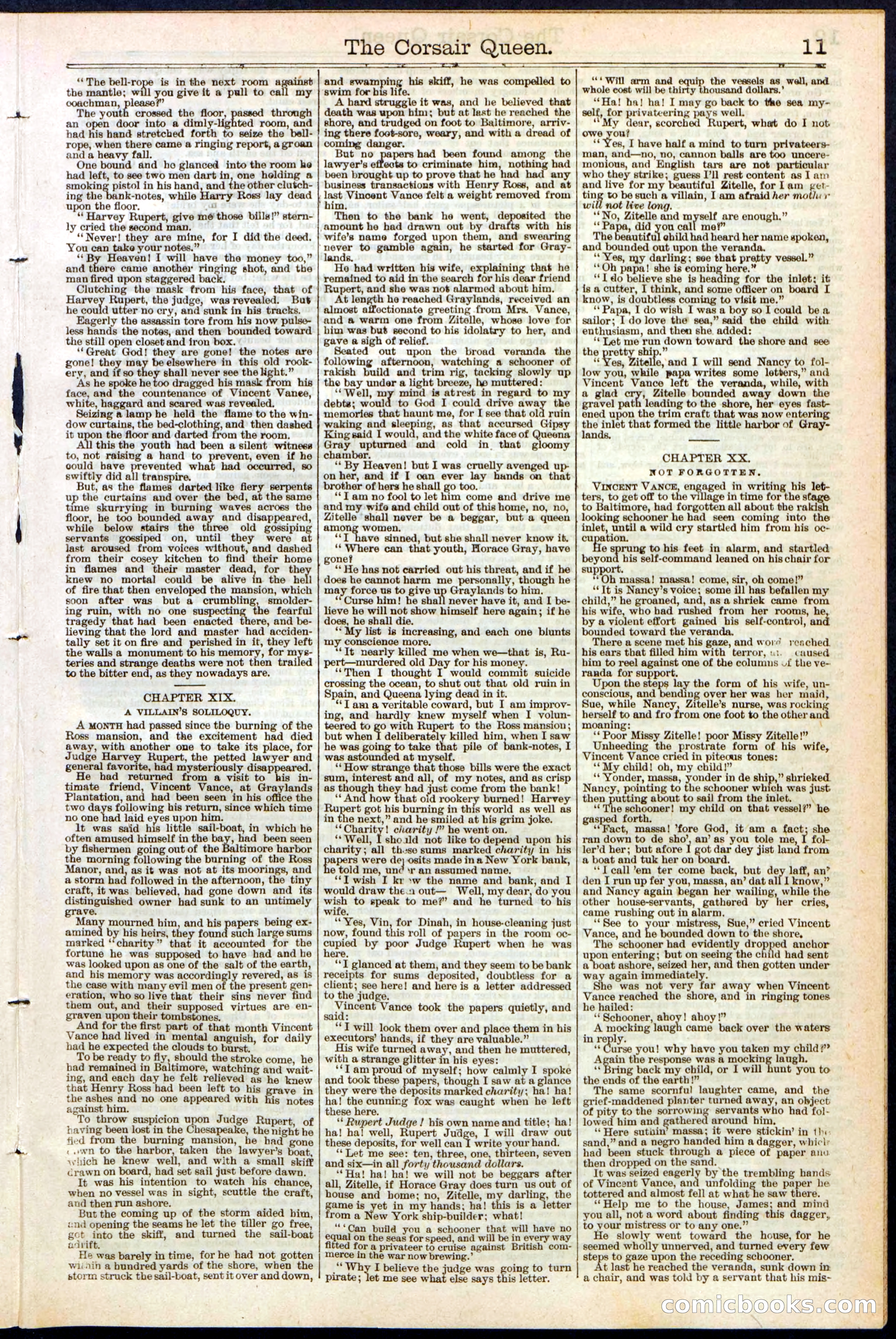 The Corsair Queen; or, The Gypsies of the Sea — page 11 of 24