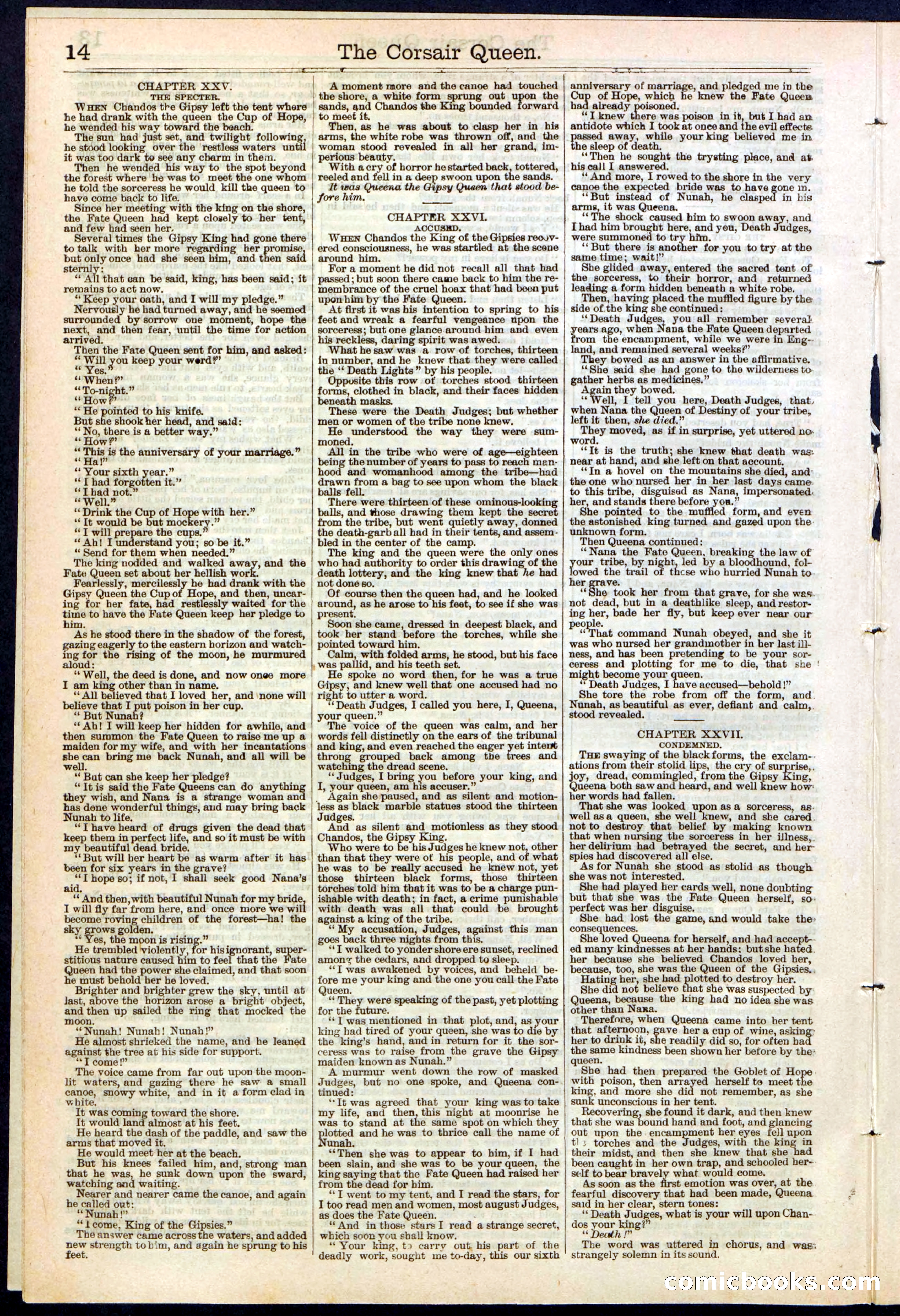 The Corsair Queen; or, The Gypsies of the Sea — page 14 of 24
