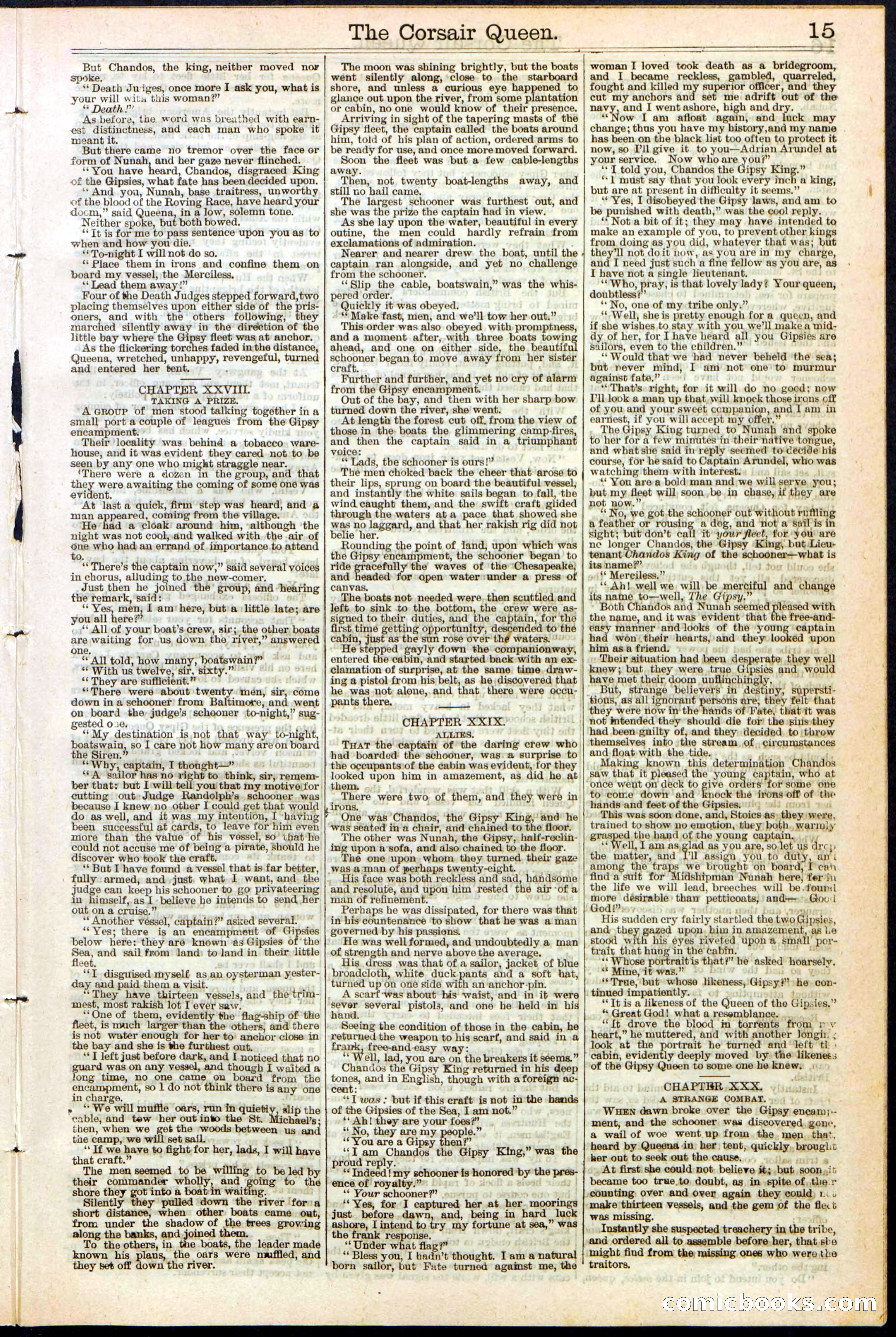 The Corsair Queen; or, The Gypsies of the Sea — page 15 of 24