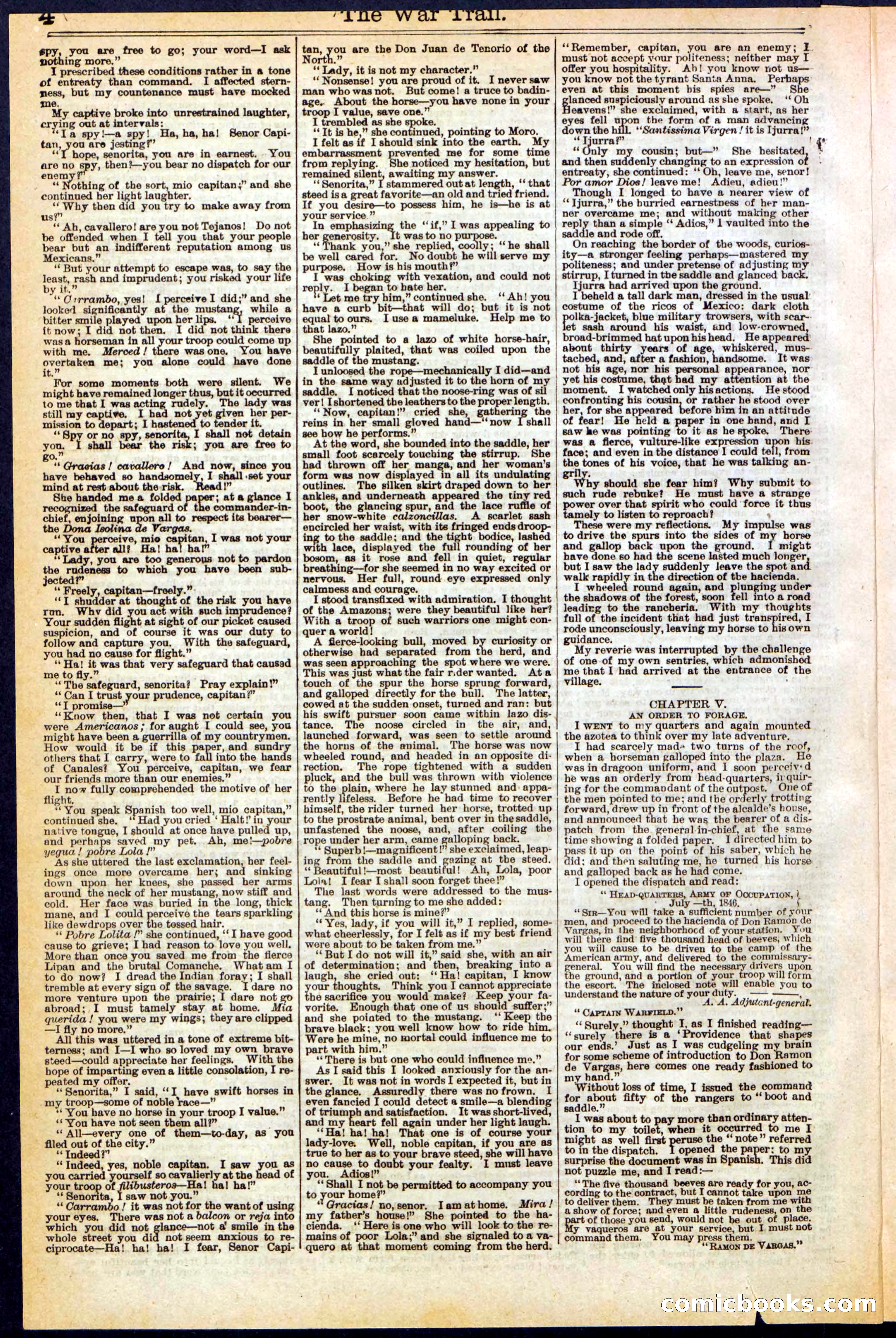 The War Trail; or, The Hunt of the Wild Horse — page 4 of 32