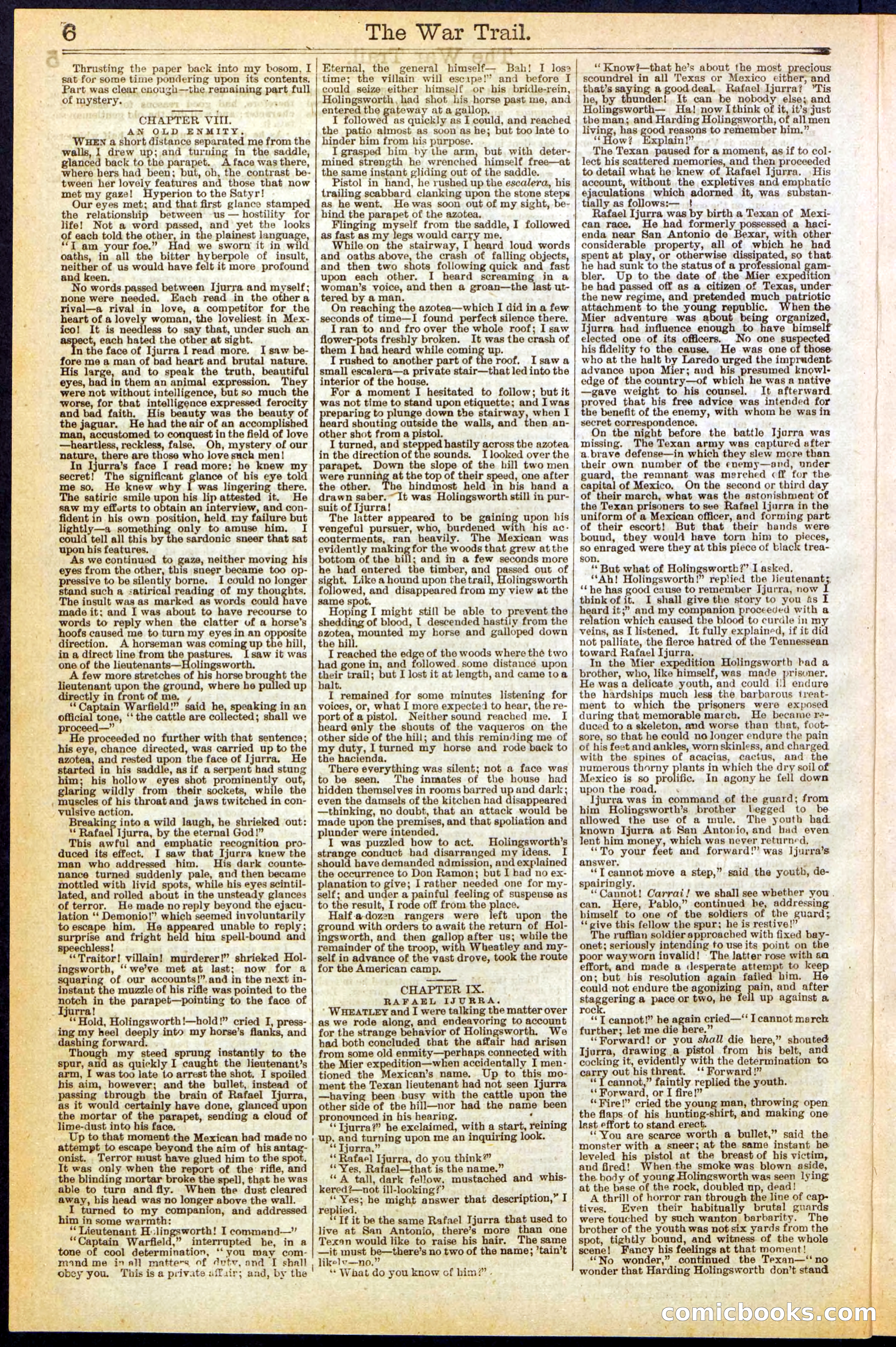 The War Trail; or, The Hunt of the Wild Horse — page 6 of 32