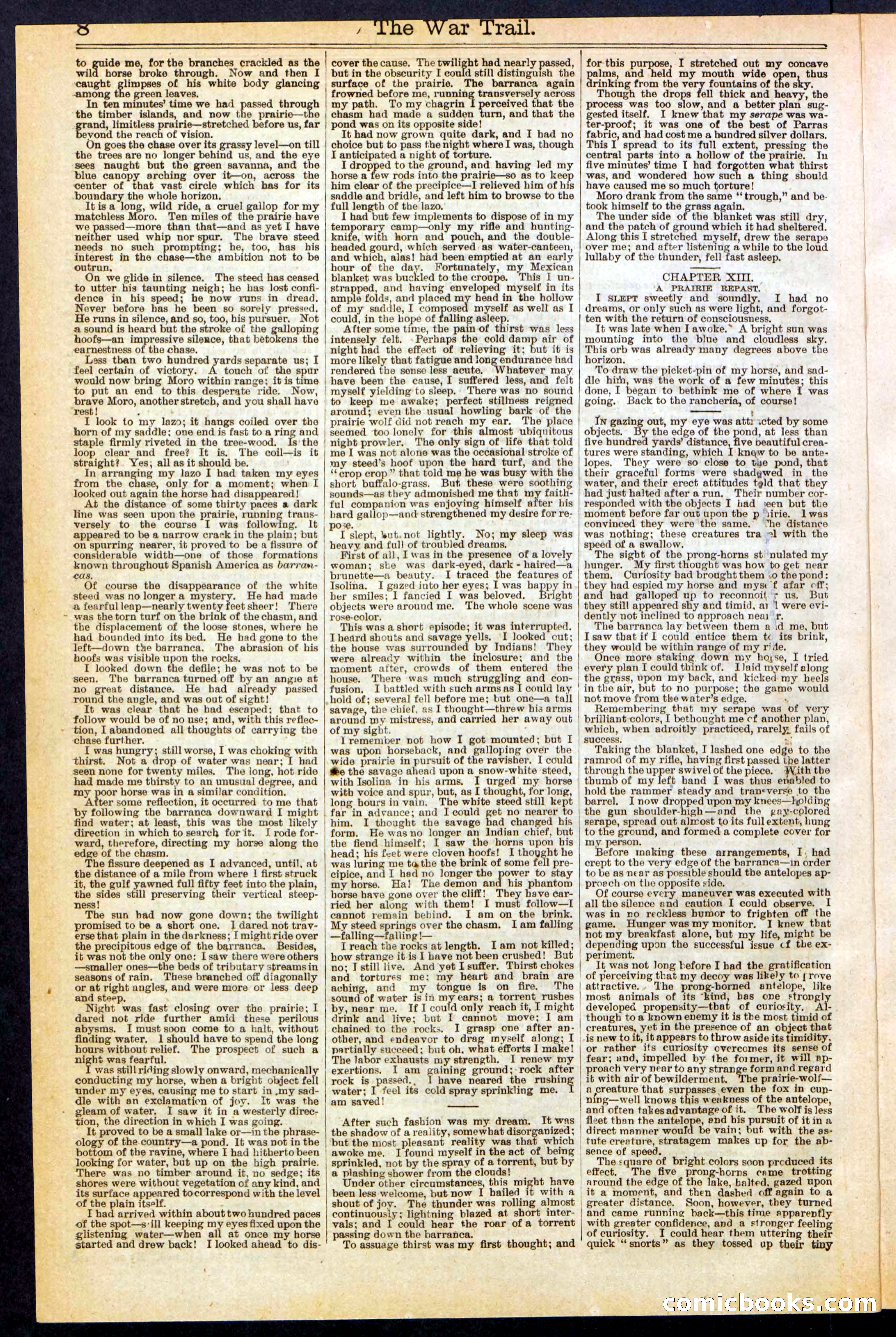The War Trail; or, The Hunt of the Wild Horse — page 8 of 32