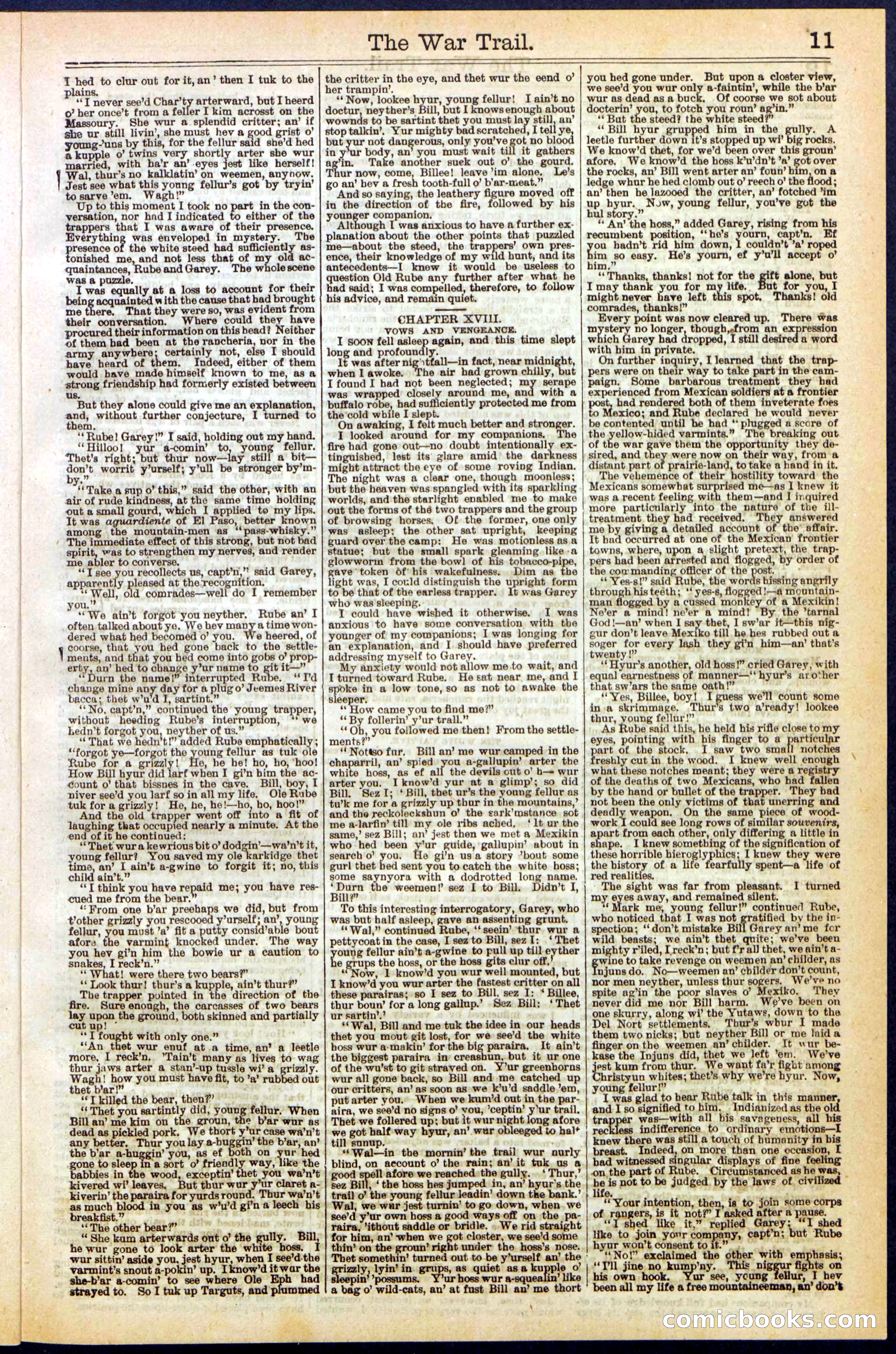 The War Trail; or, The Hunt of the Wild Horse — page 11 of 32