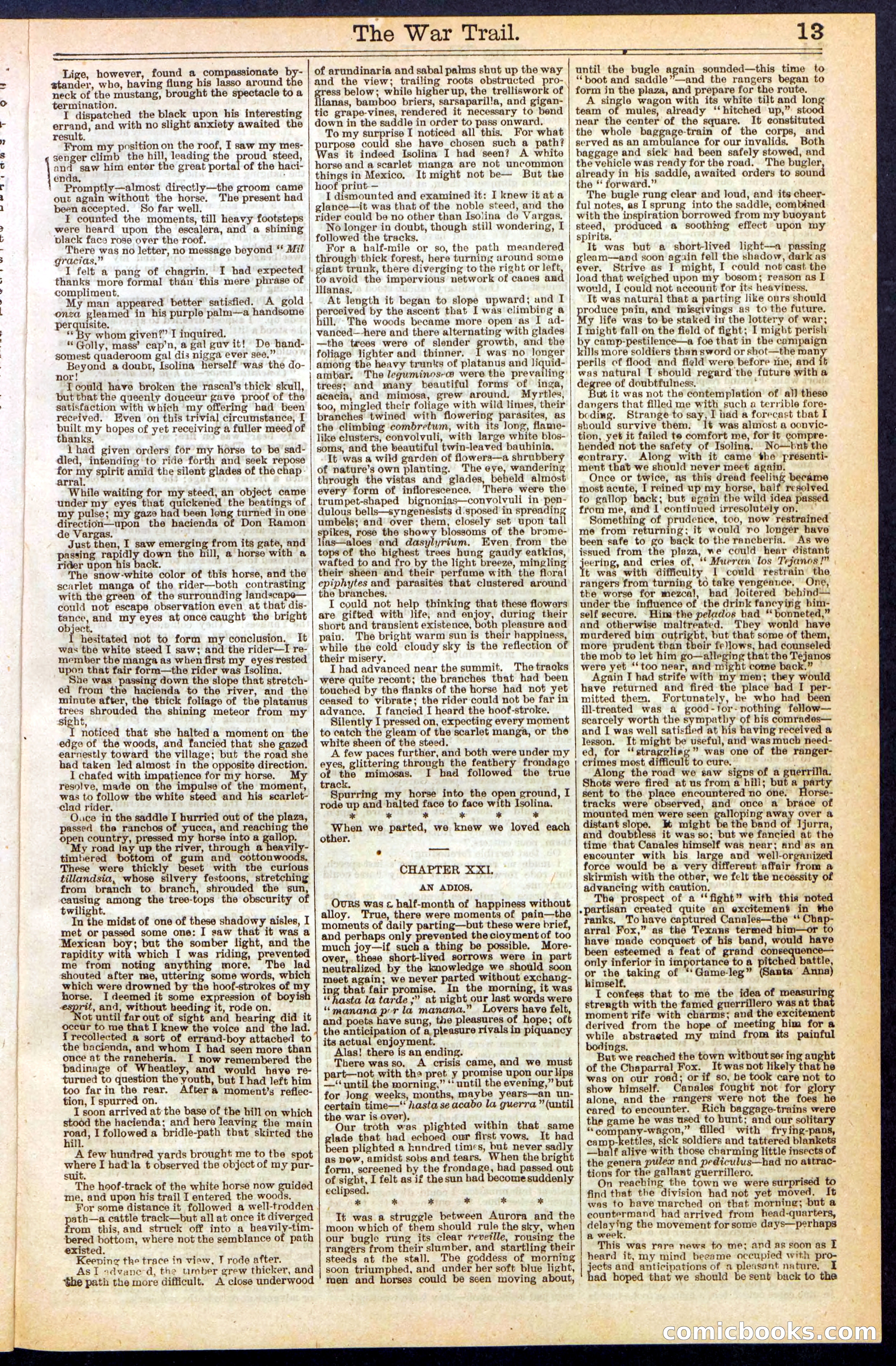 The War Trail; or, The Hunt of the Wild Horse — page 13 of 32