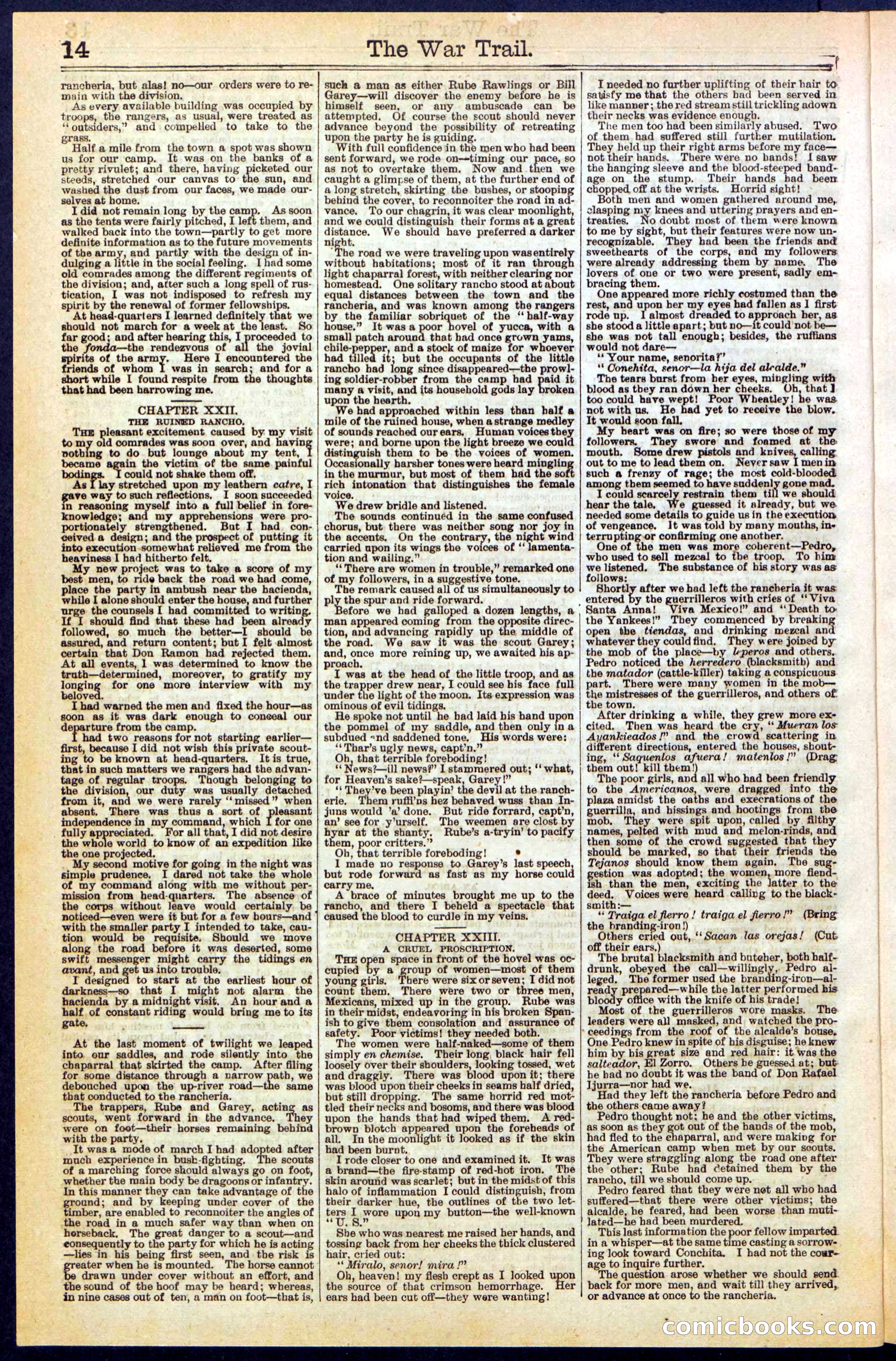 The War Trail; or, The Hunt of the Wild Horse — page 14 of 32