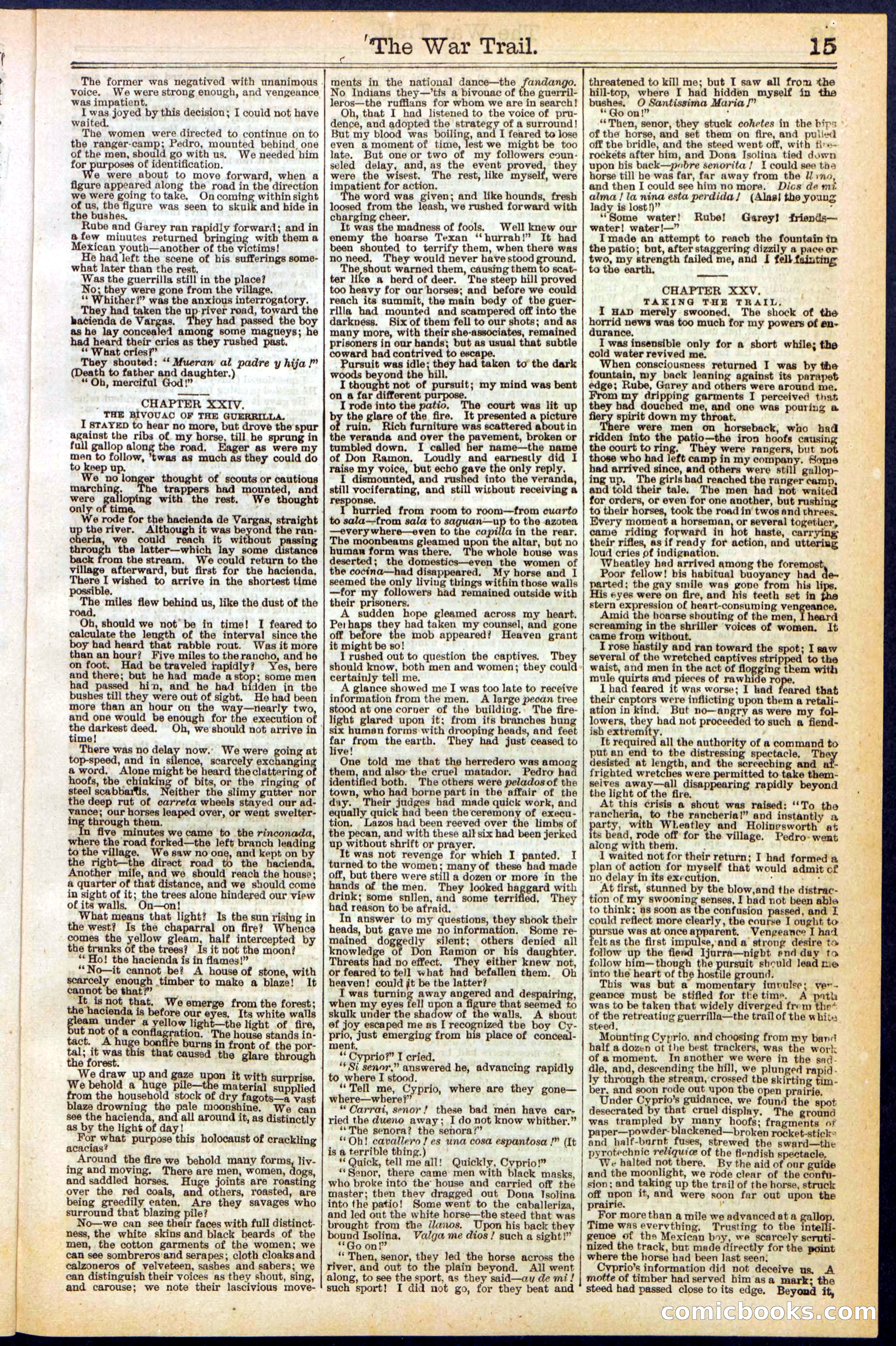 The War Trail; or, The Hunt of the Wild Horse — page 15 of 32