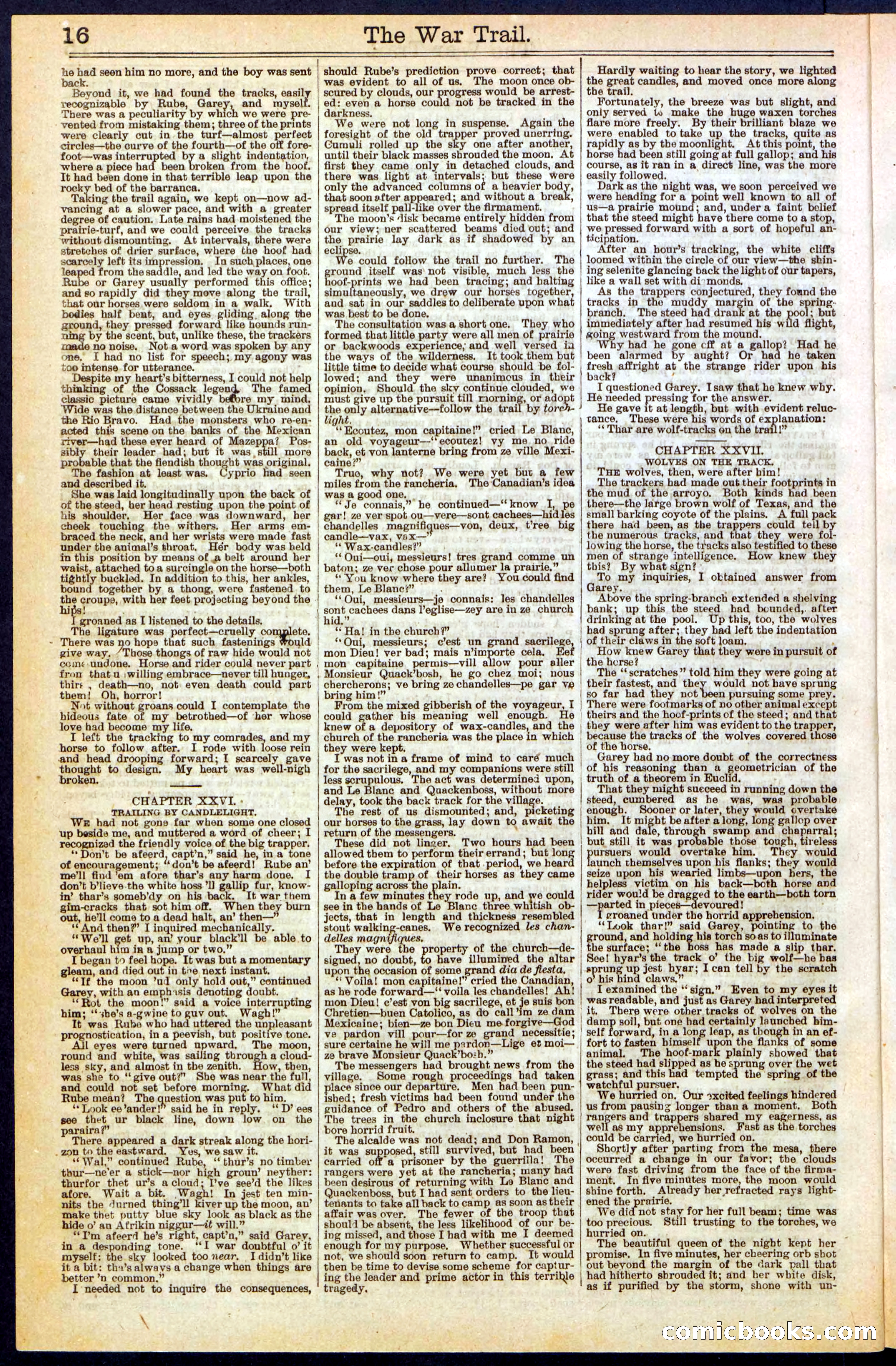 The War Trail; or, The Hunt of the Wild Horse — page 16 of 32