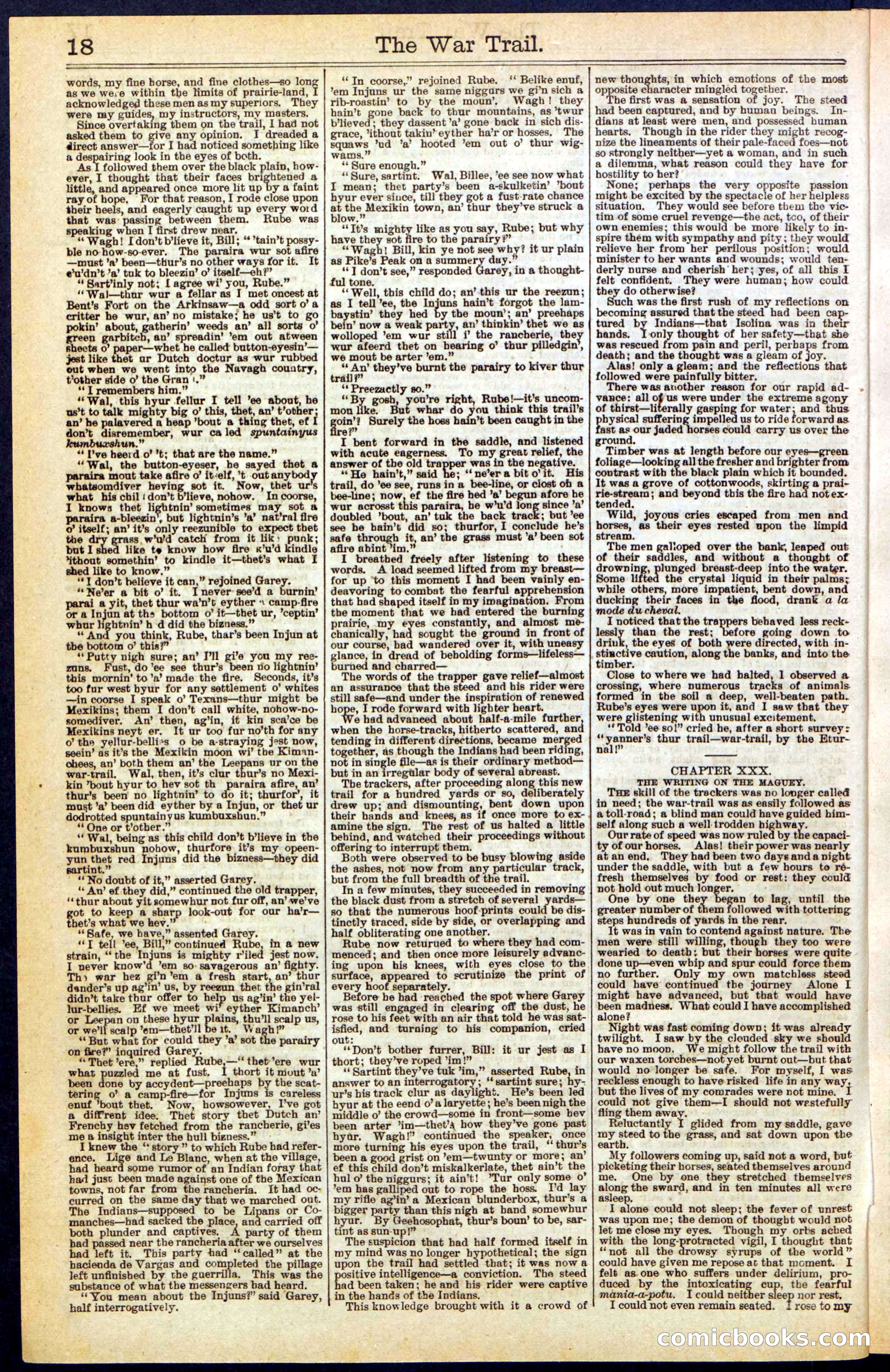The War Trail; or, The Hunt of the Wild Horse — page 18 of 32