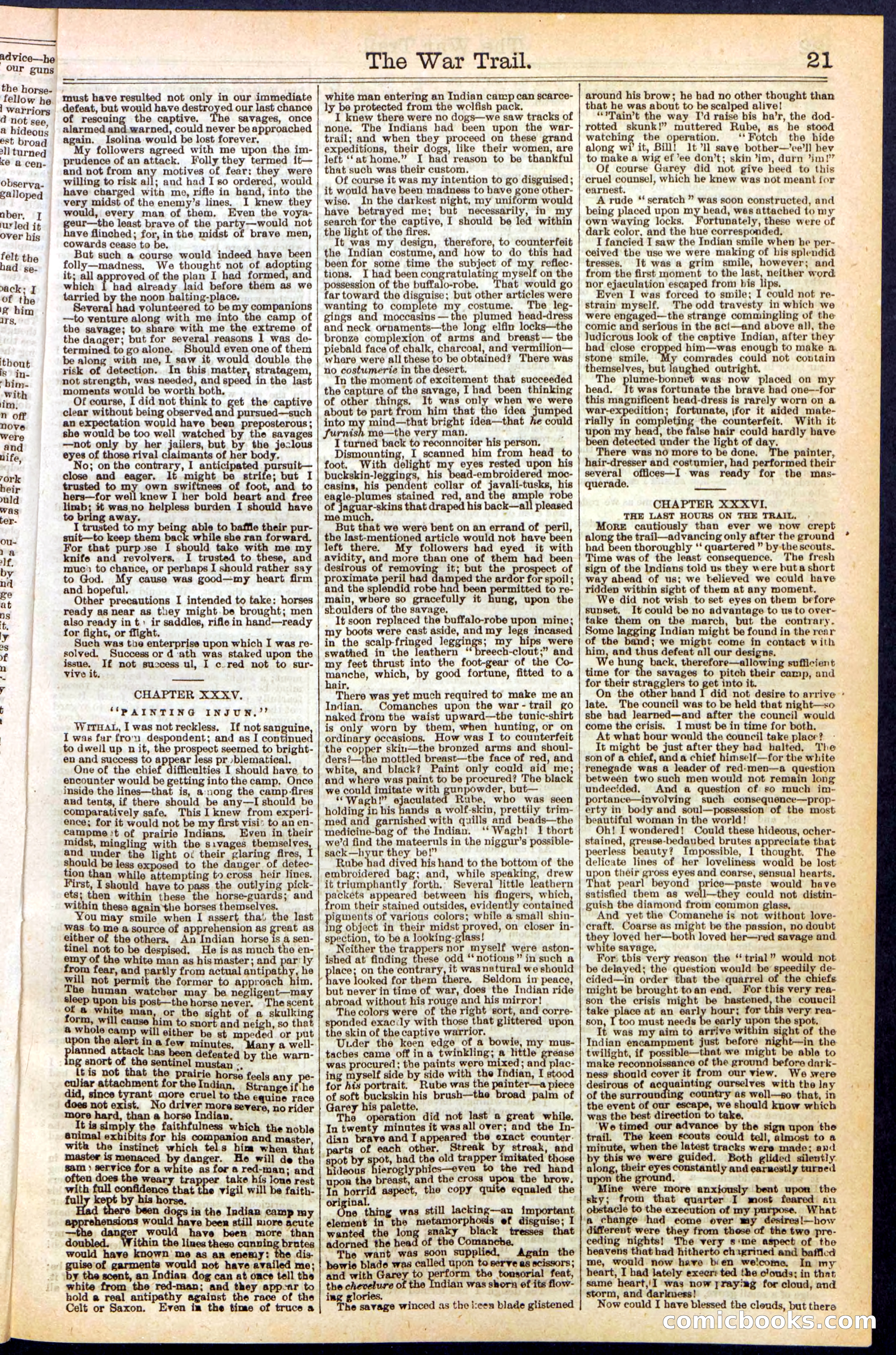 The War Trail; or, The Hunt of the Wild Horse — page 21 of 32