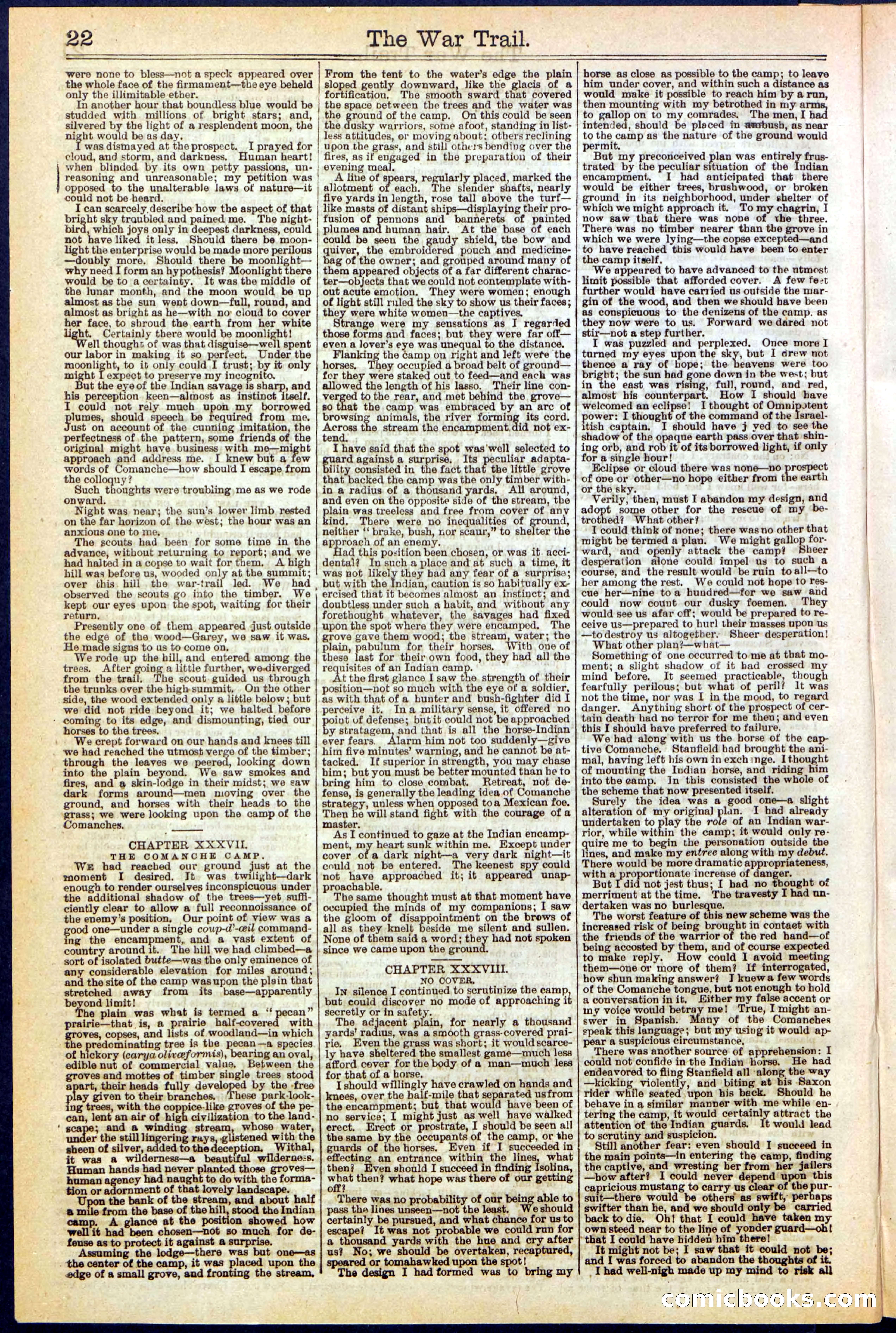 The War Trail; or, The Hunt of the Wild Horse — page 22 of 32